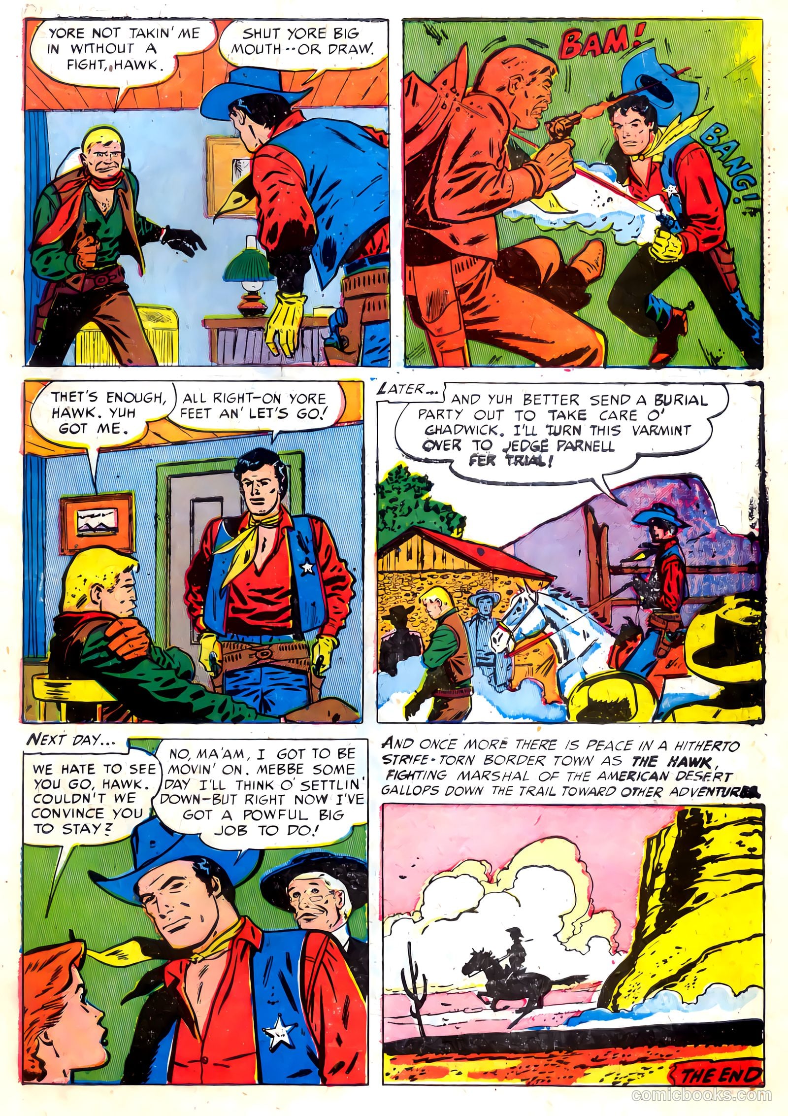The Hawk #5 (1954) — page 27 of 36