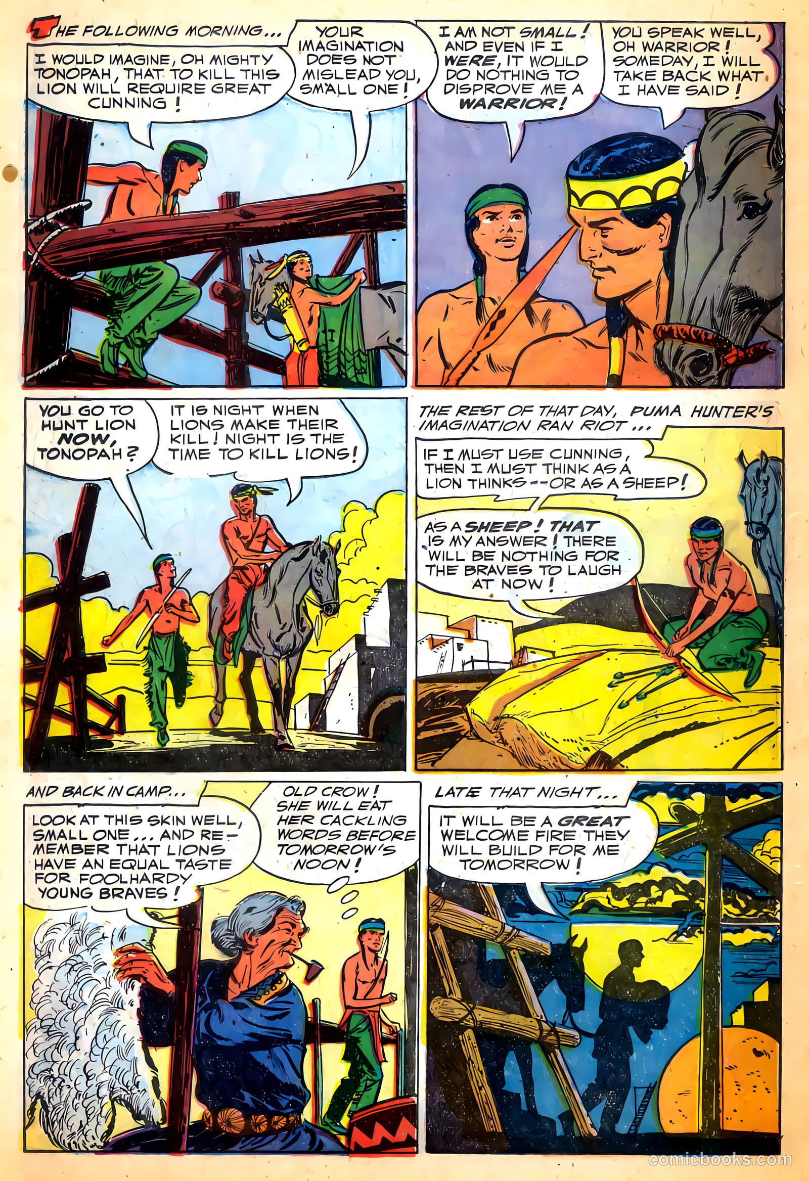 The Hawk #6 (1954) — page 23 of 37