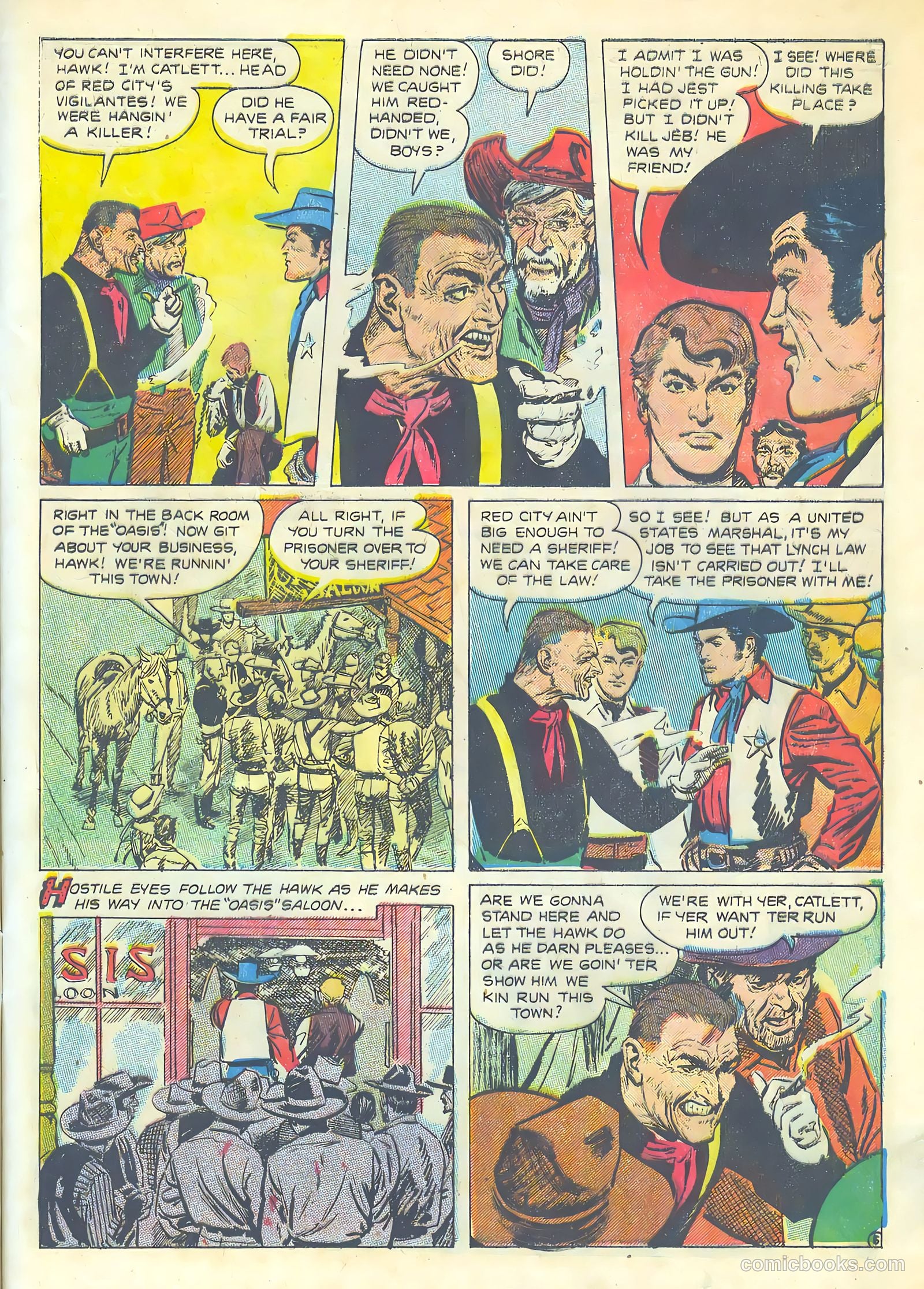The Hawk #8 (1954) — page 7 of 36