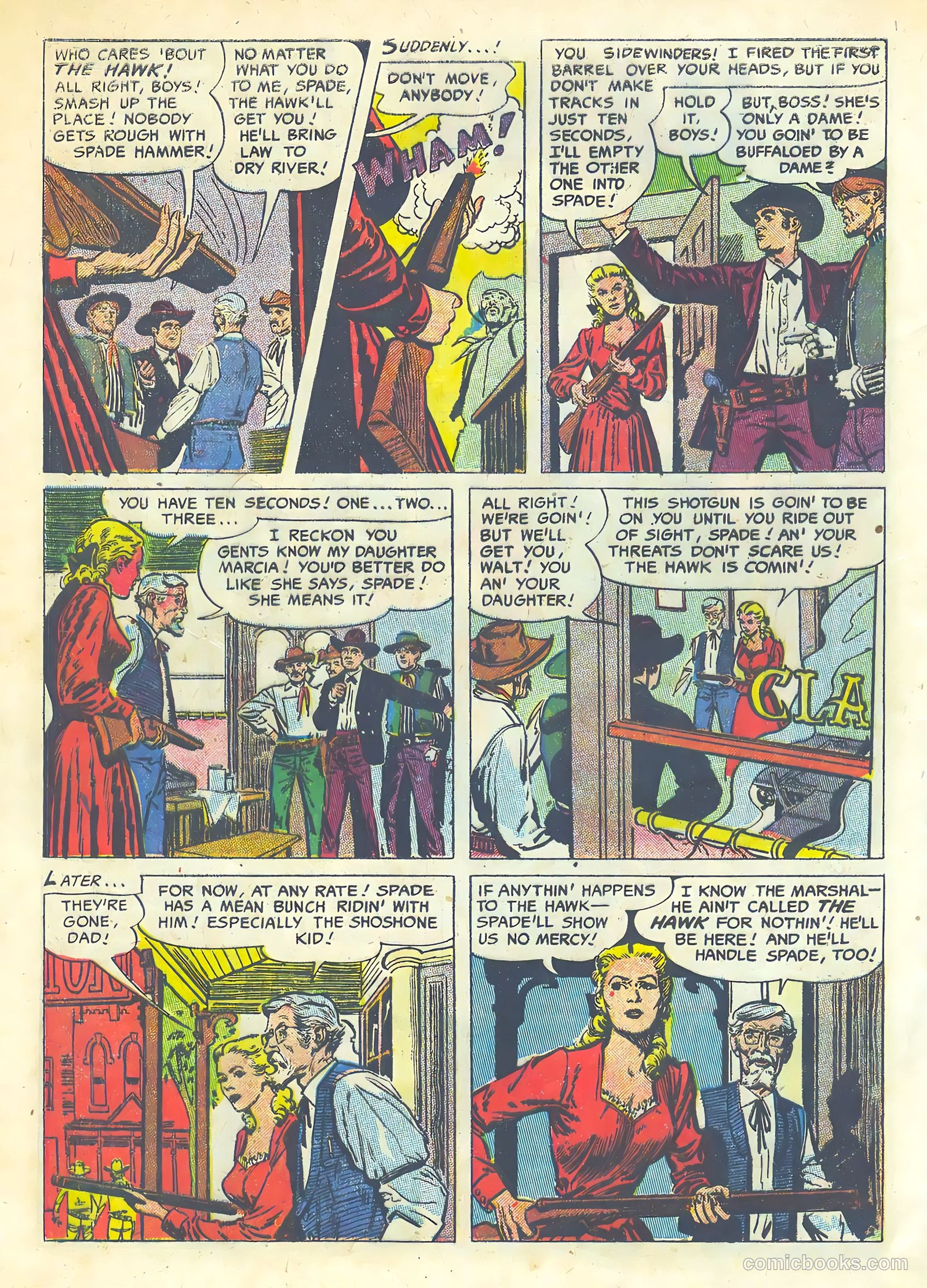 The Hawk #8 (1954) — page 28 of 36