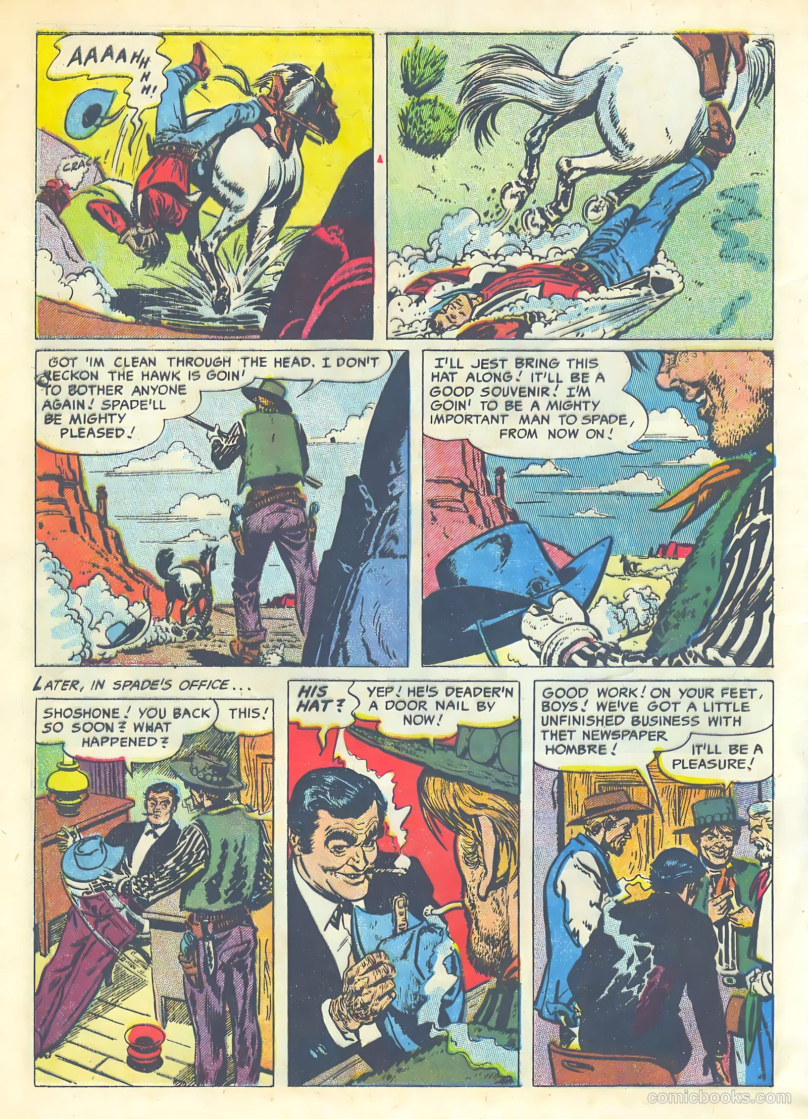 The Hawk #8 (1954) — page 30 of 36