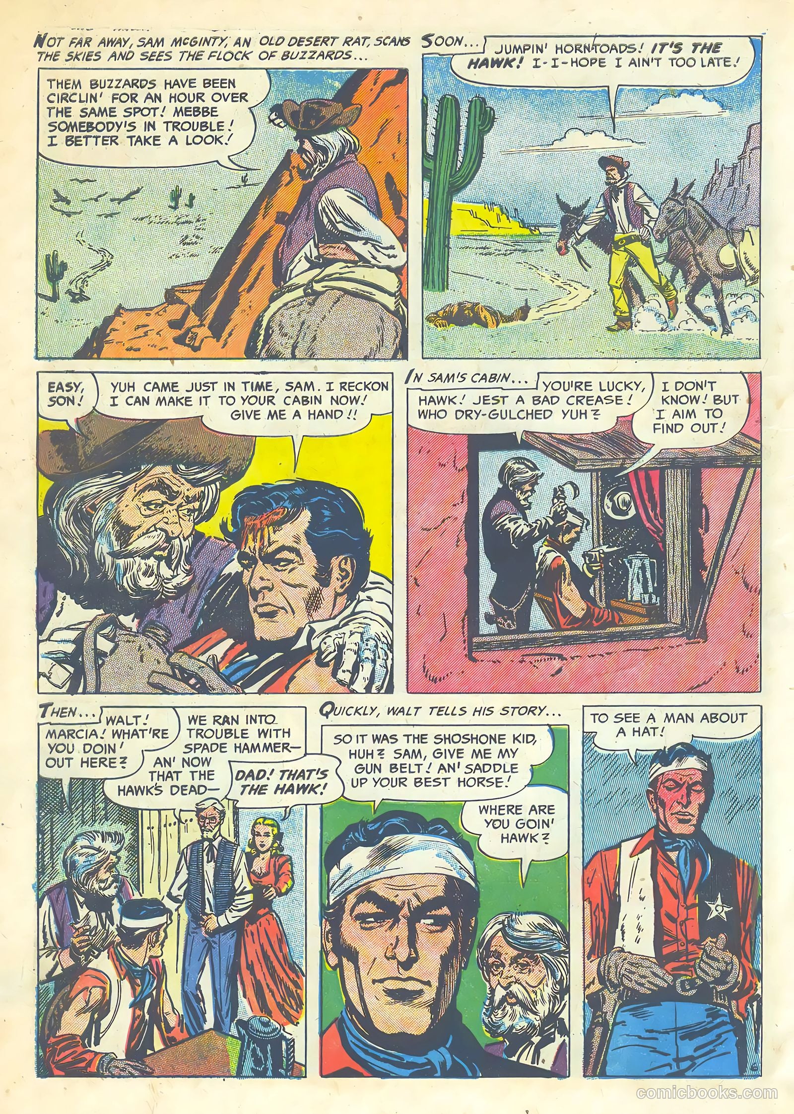 The Hawk #8 (1954) — page 32 of 36