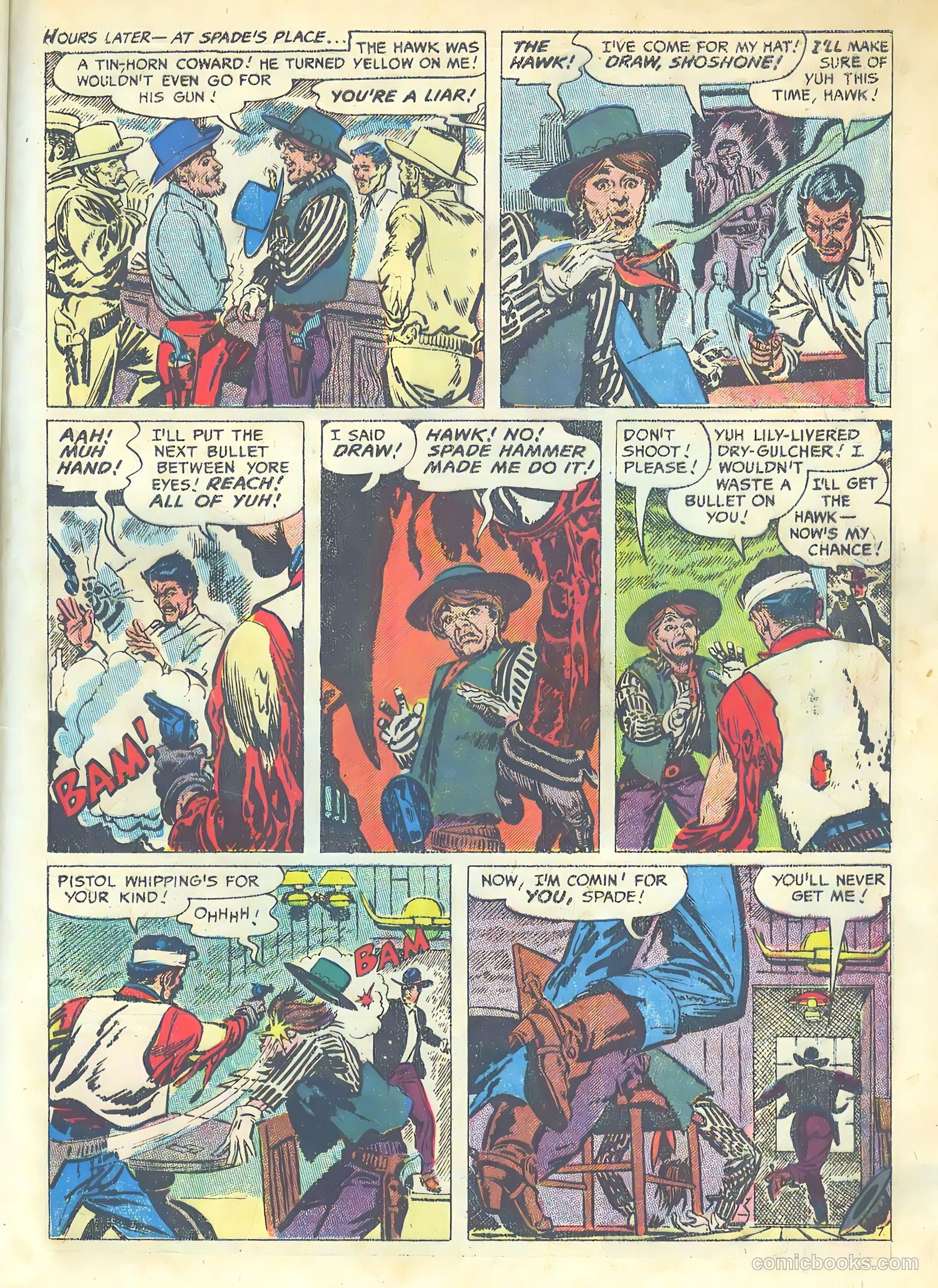 The Hawk #8 (1954) — page 33 of 36