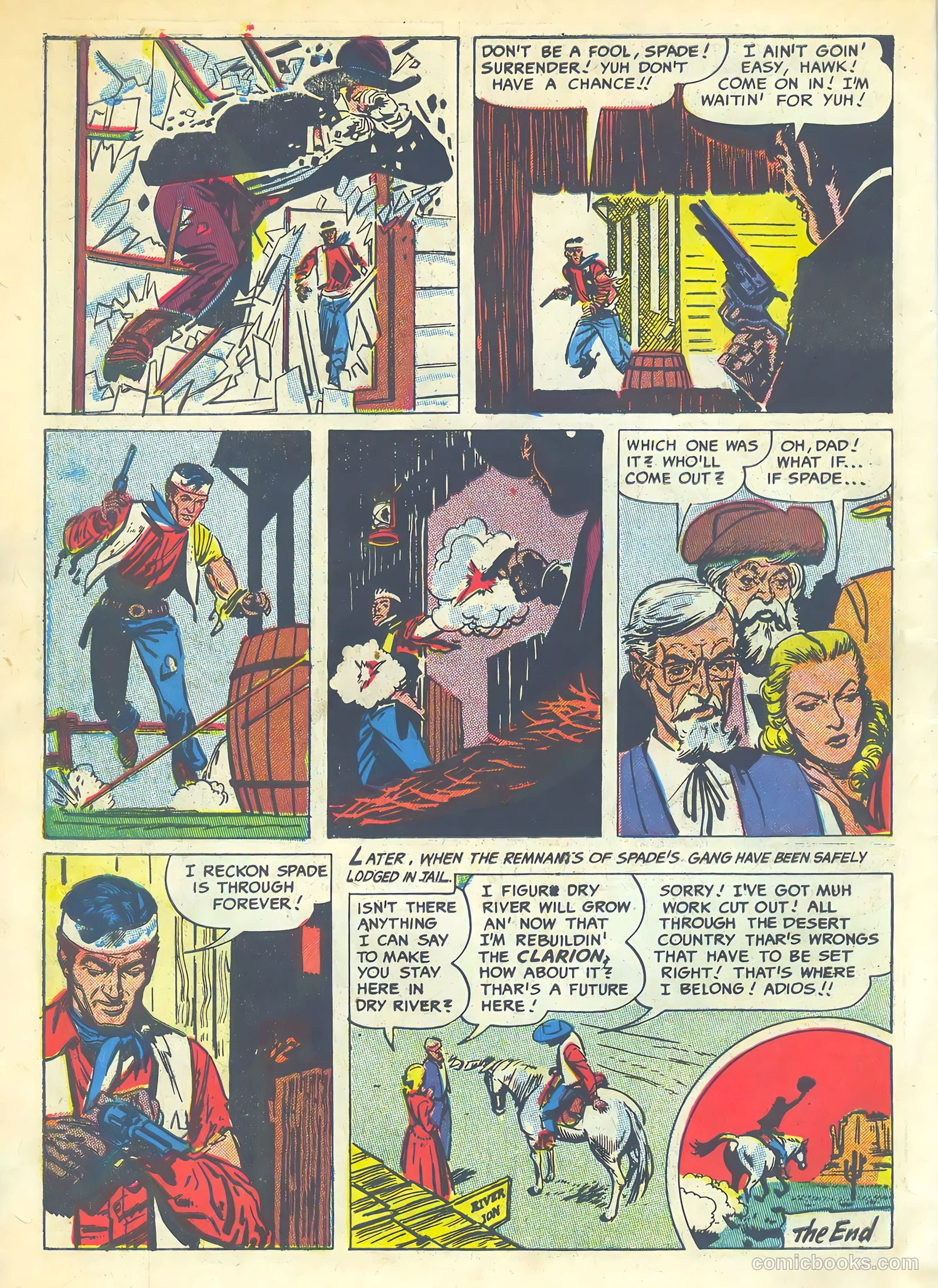 The Hawk #8 (1954) — page 34 of 36