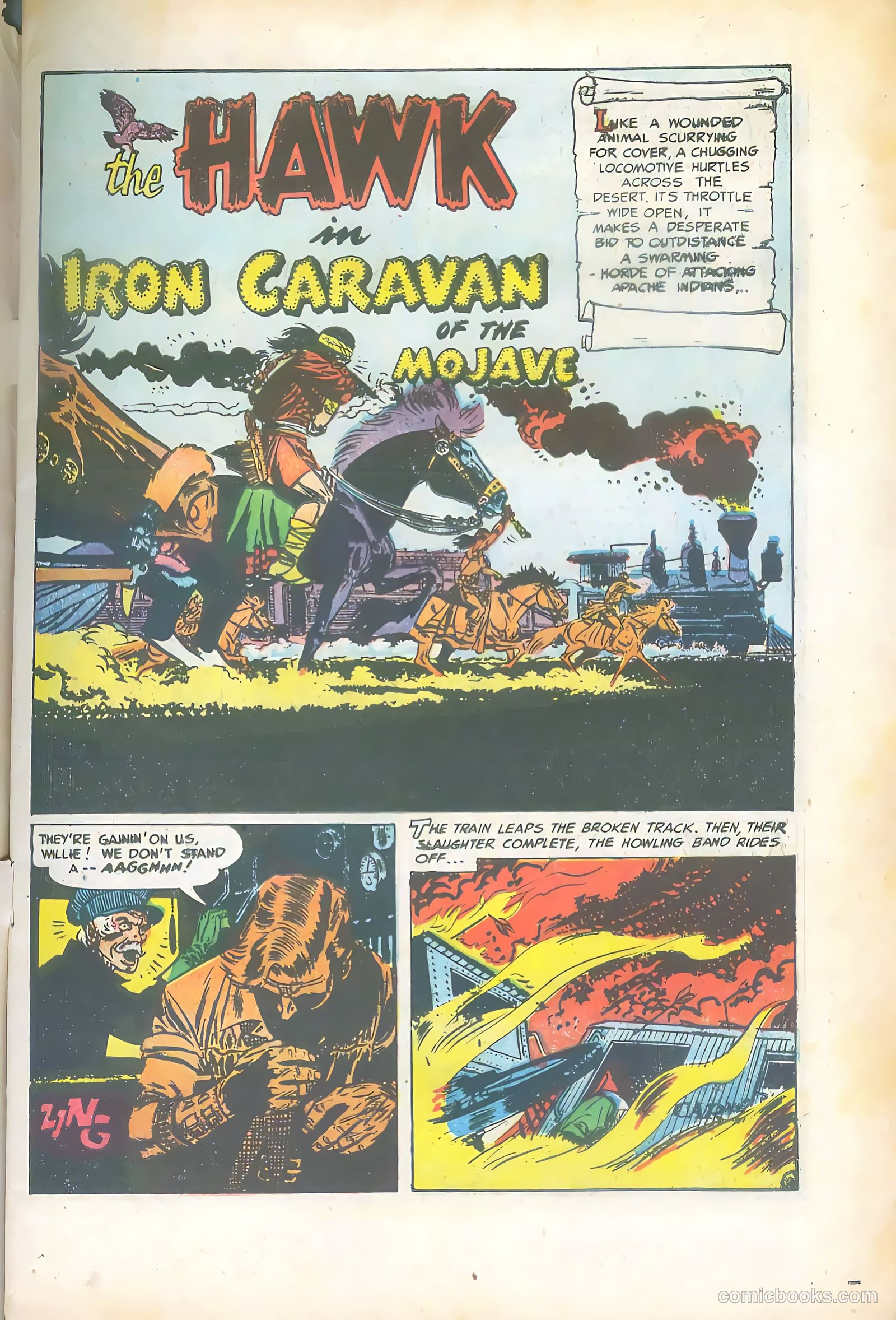 The Hawk #9 (1954) — page 3 of 36