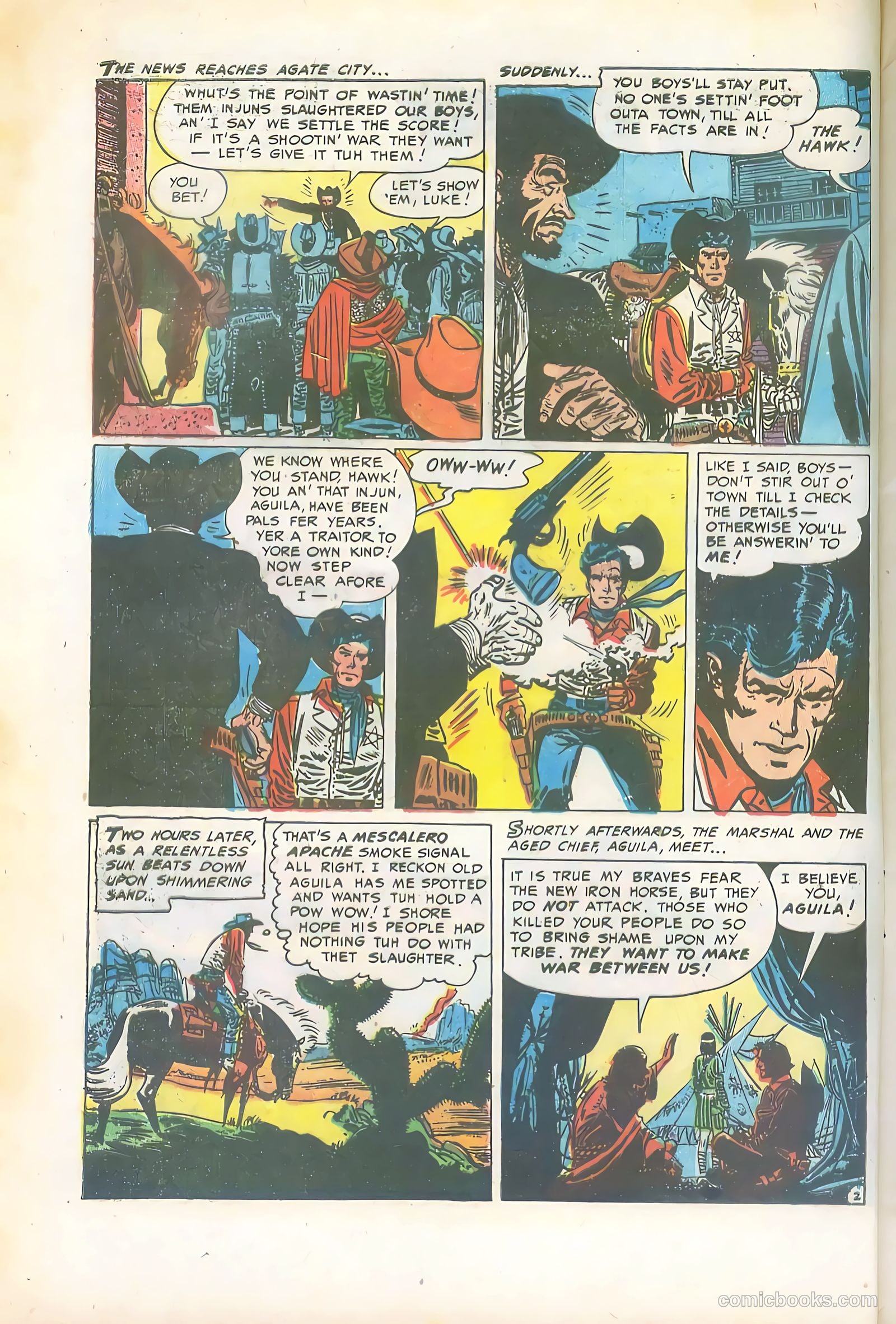 The Hawk #9 (1954) — page 4 of 36
