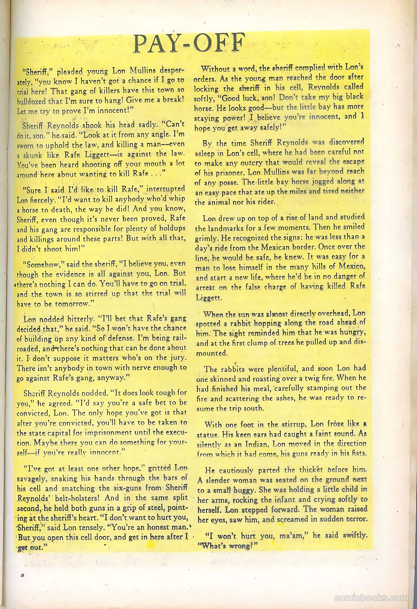 The Hawk #9 (1954) — page 25 of 36