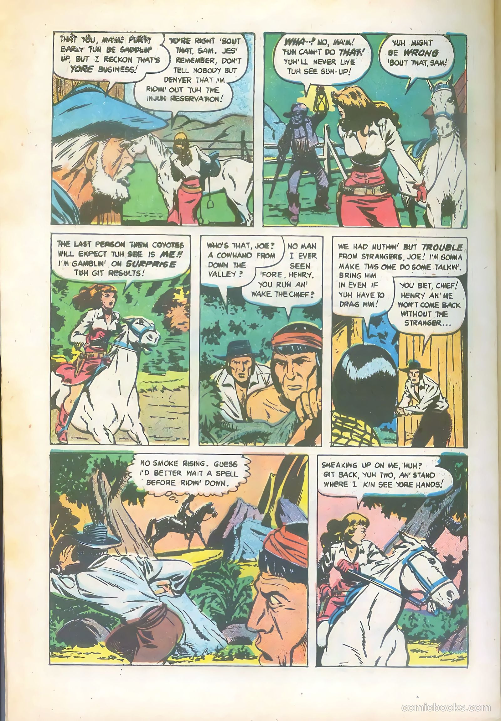 The Hawk #9 (1954) — page 32 of 36