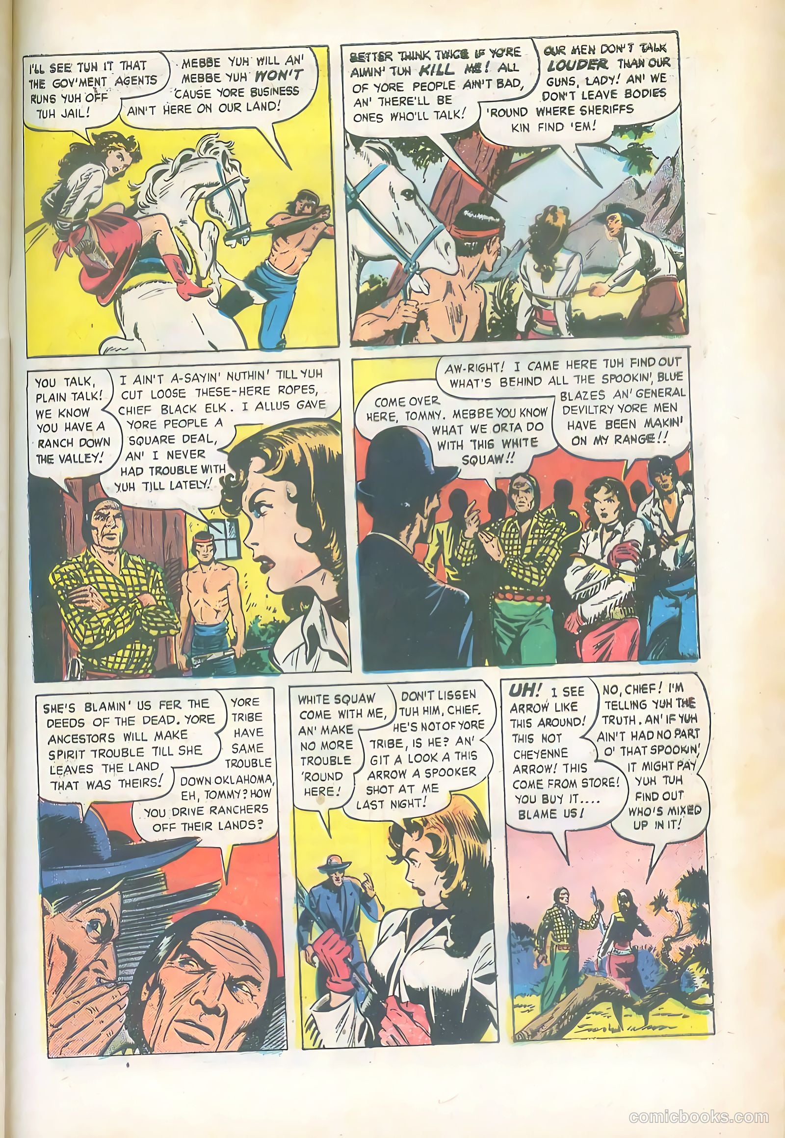 The Hawk #9 (1954) — page 33 of 36