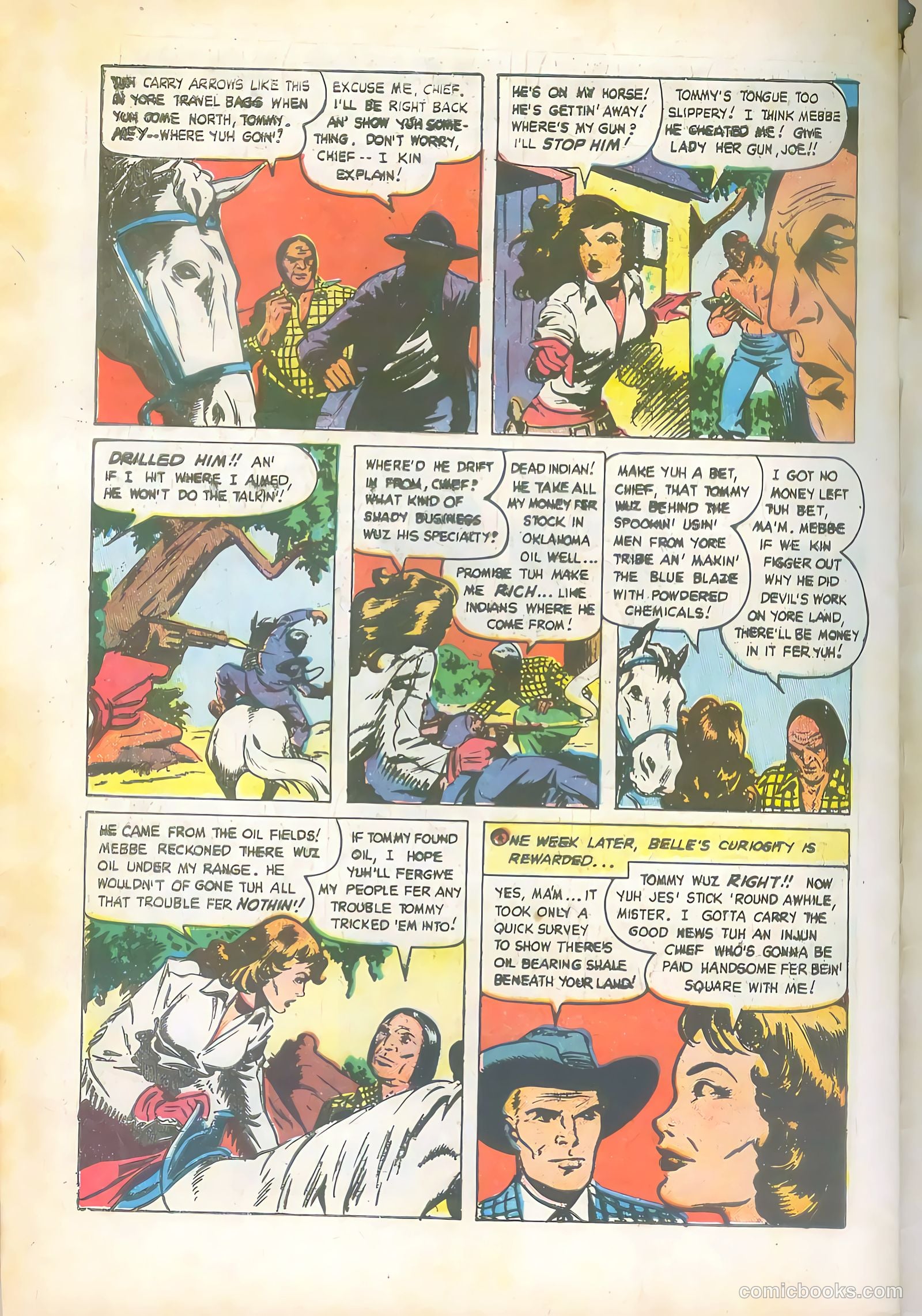 The Hawk #9 (1954) — page 34 of 36