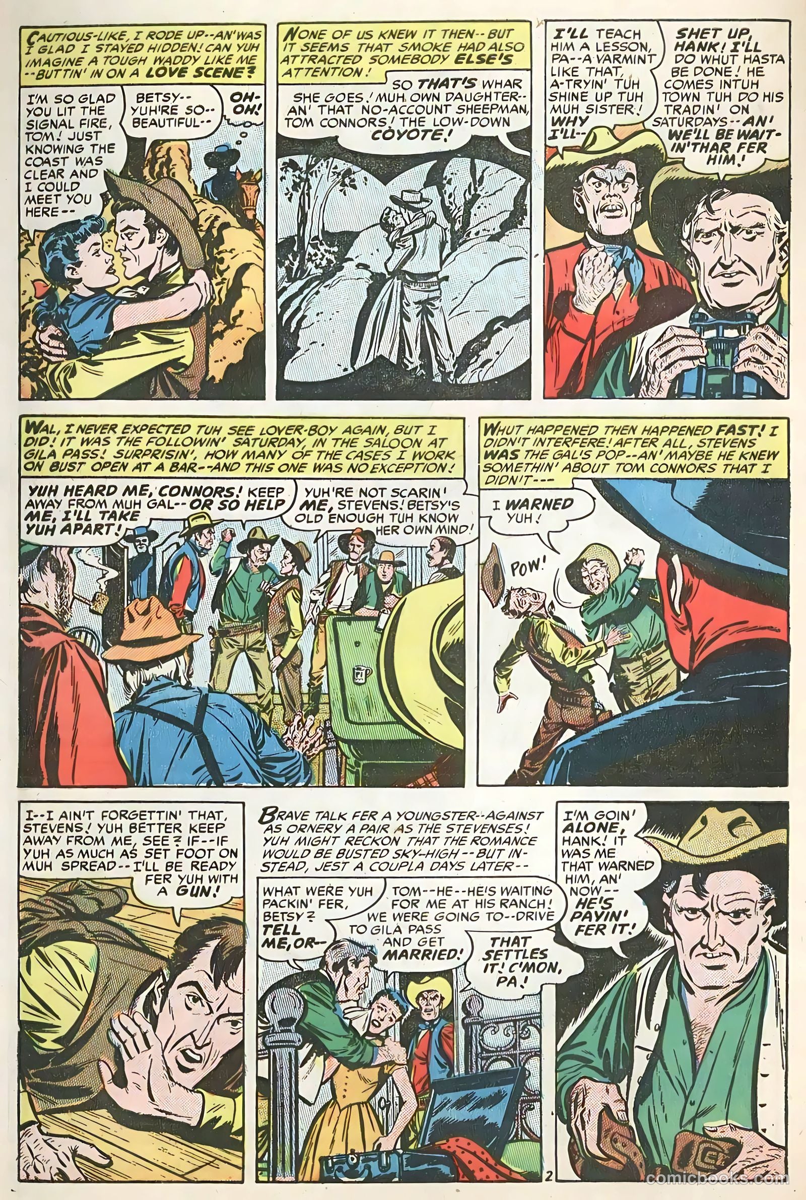 The Hooded Horseman #18 (1954) — page 4 of 36