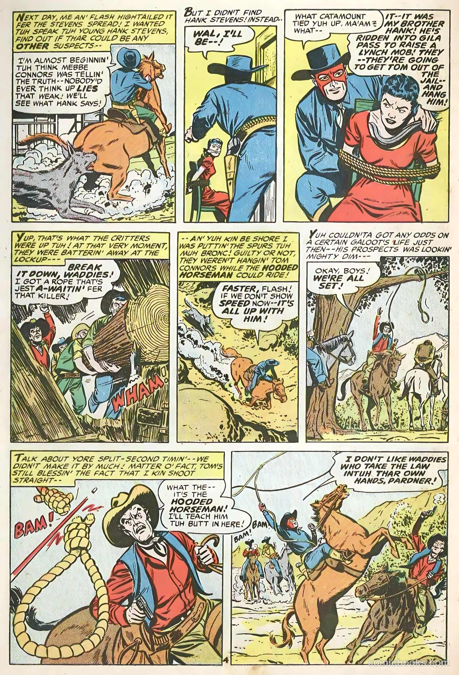 The Hooded Horseman #18 (1954) — page 6 of 36