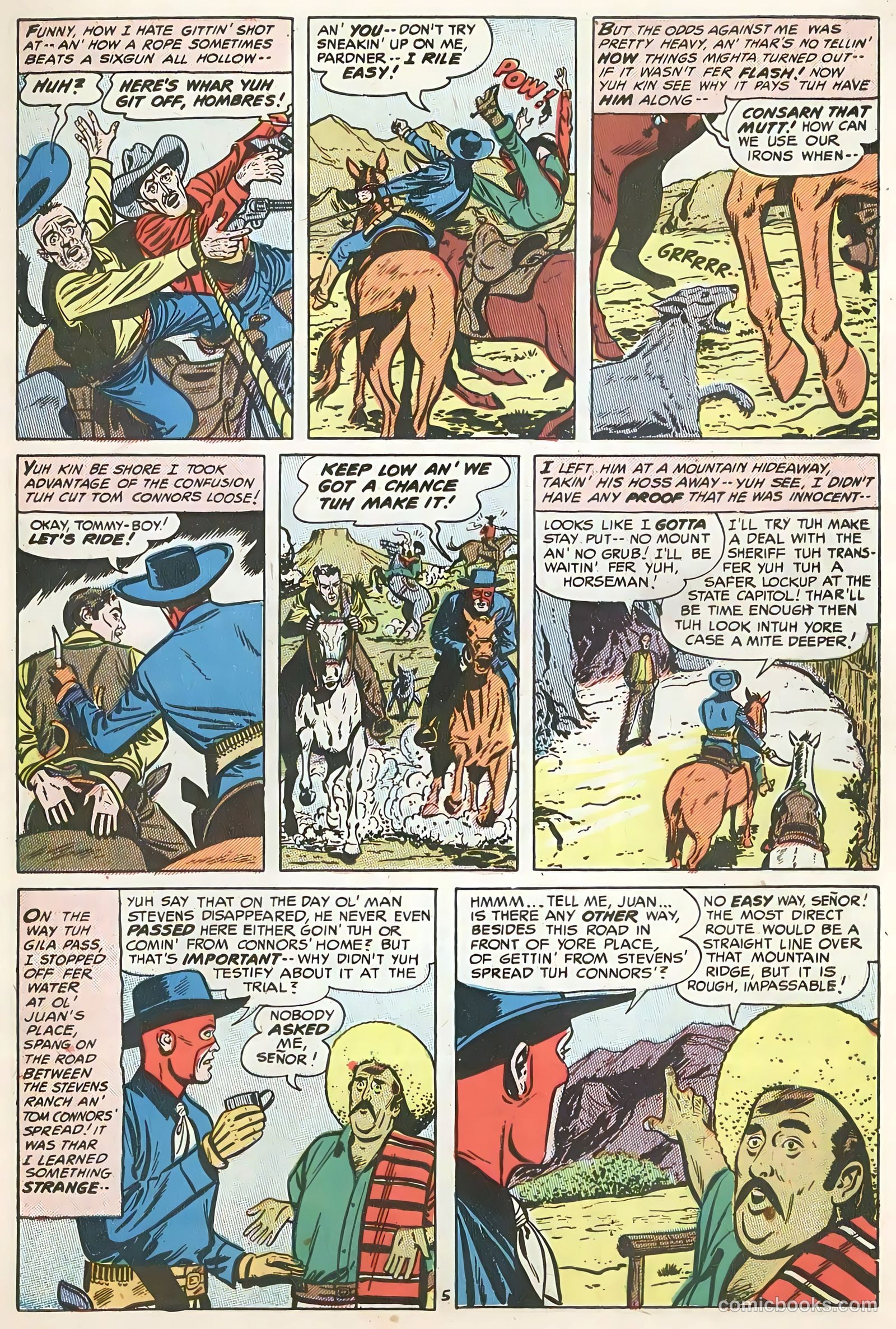 The Hooded Horseman #18 (1954) — page 7 of 36