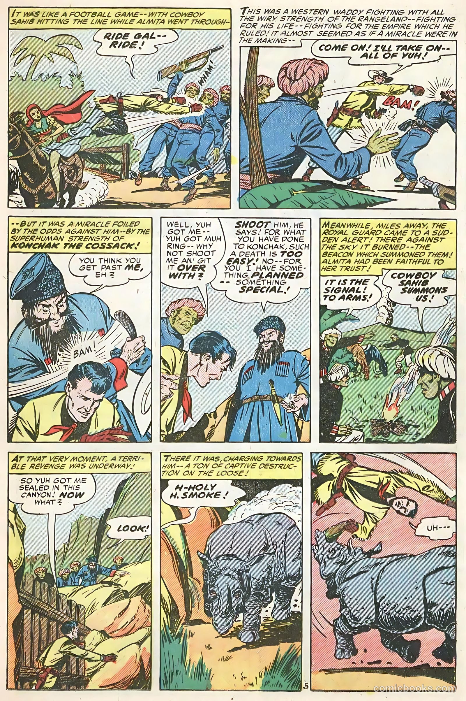 The Hooded Horseman #18 (1954) — page 17 of 36