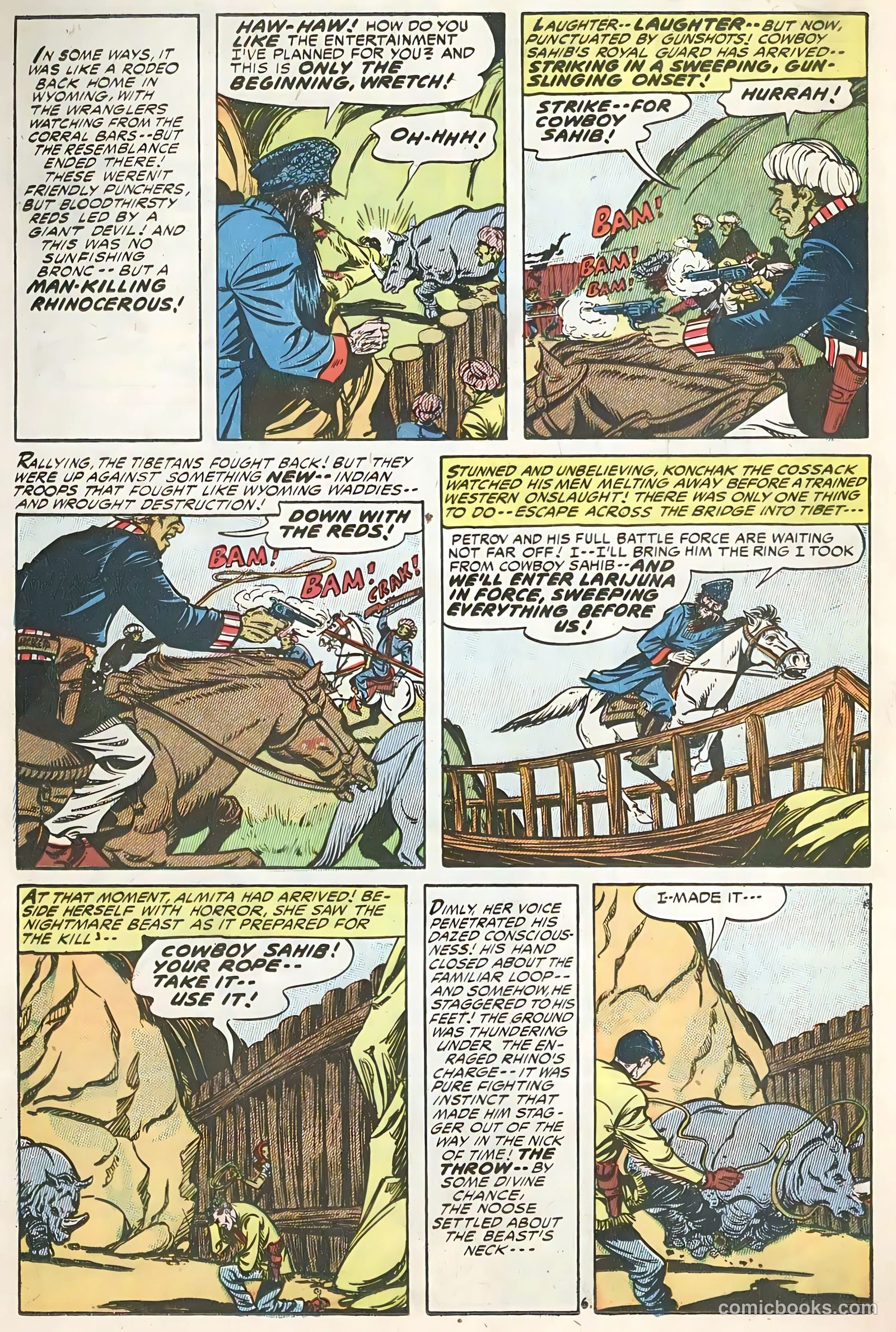 The Hooded Horseman #18 (1954) — page 18 of 36