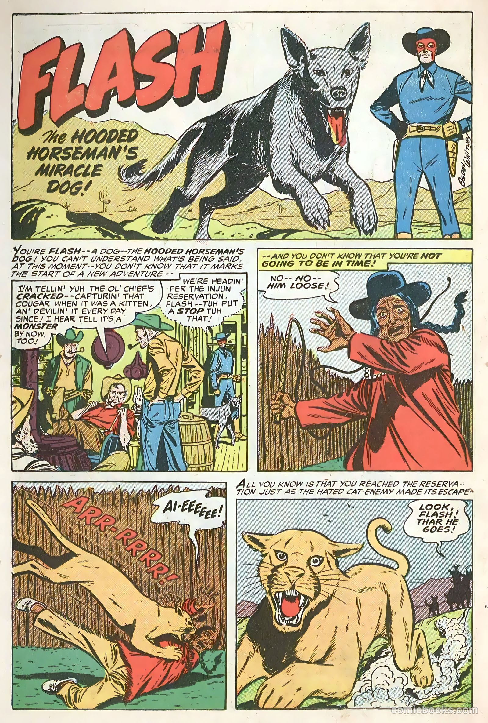 The Hooded Horseman #18 (1954) — page 22 of 36