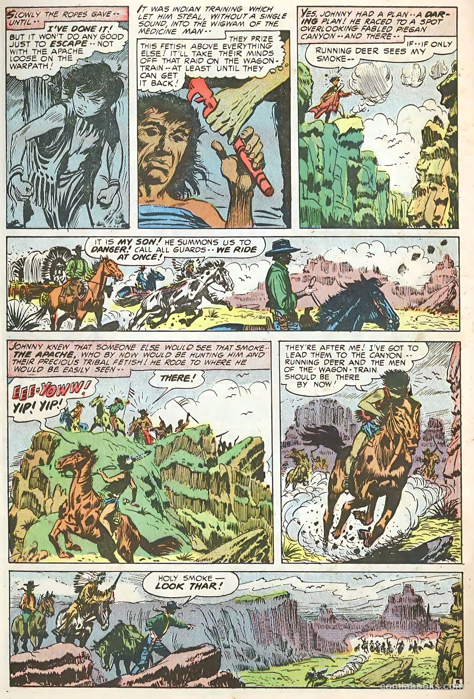 The Hooded Horseman #18 (1954) — page 32 of 36