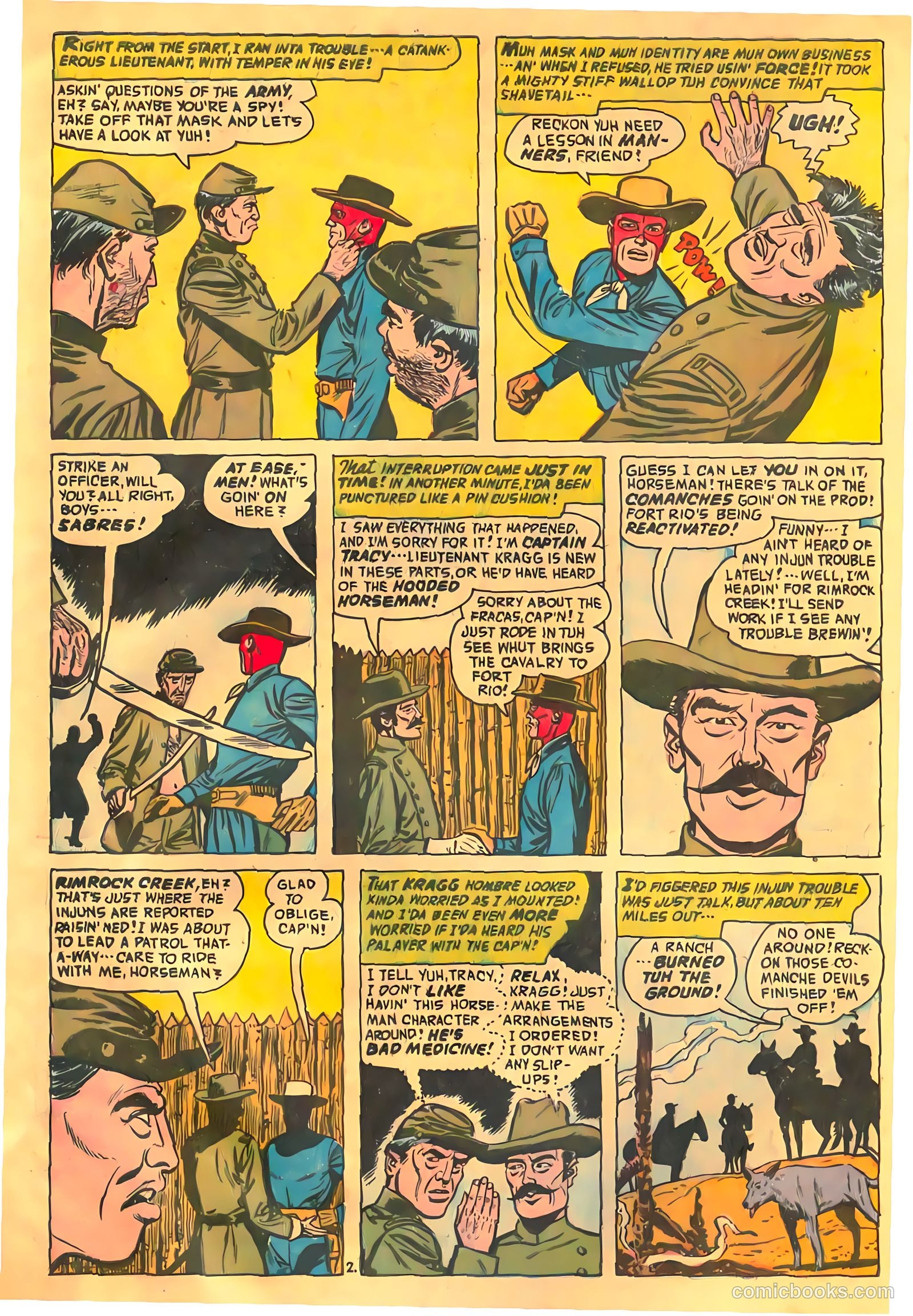 The Hooded Horseman #19 (1955) — page 4 of 36