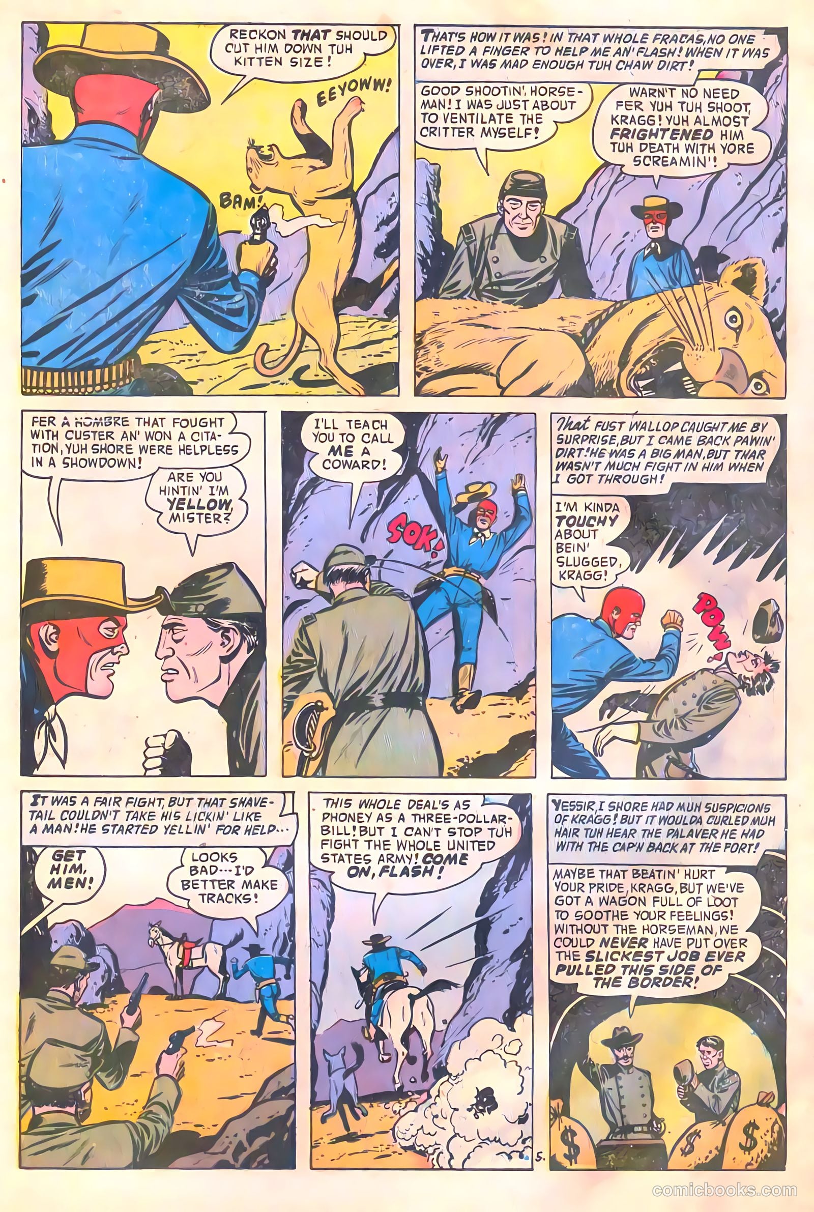 The Hooded Horseman #19 (1955) — page 7 of 36