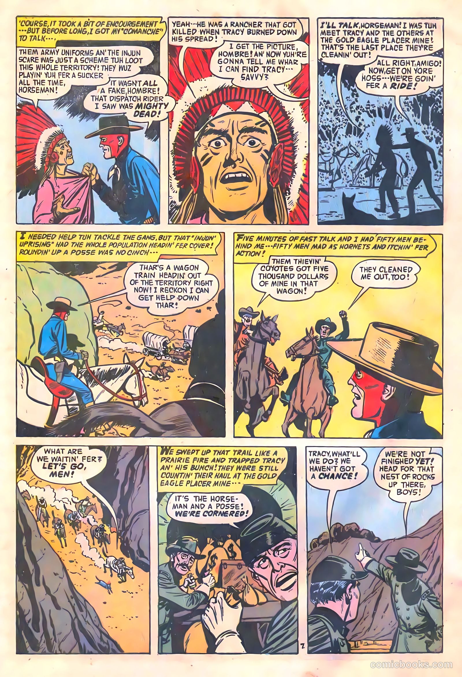 The Hooded Horseman #19 (1955) — page 9 of 36