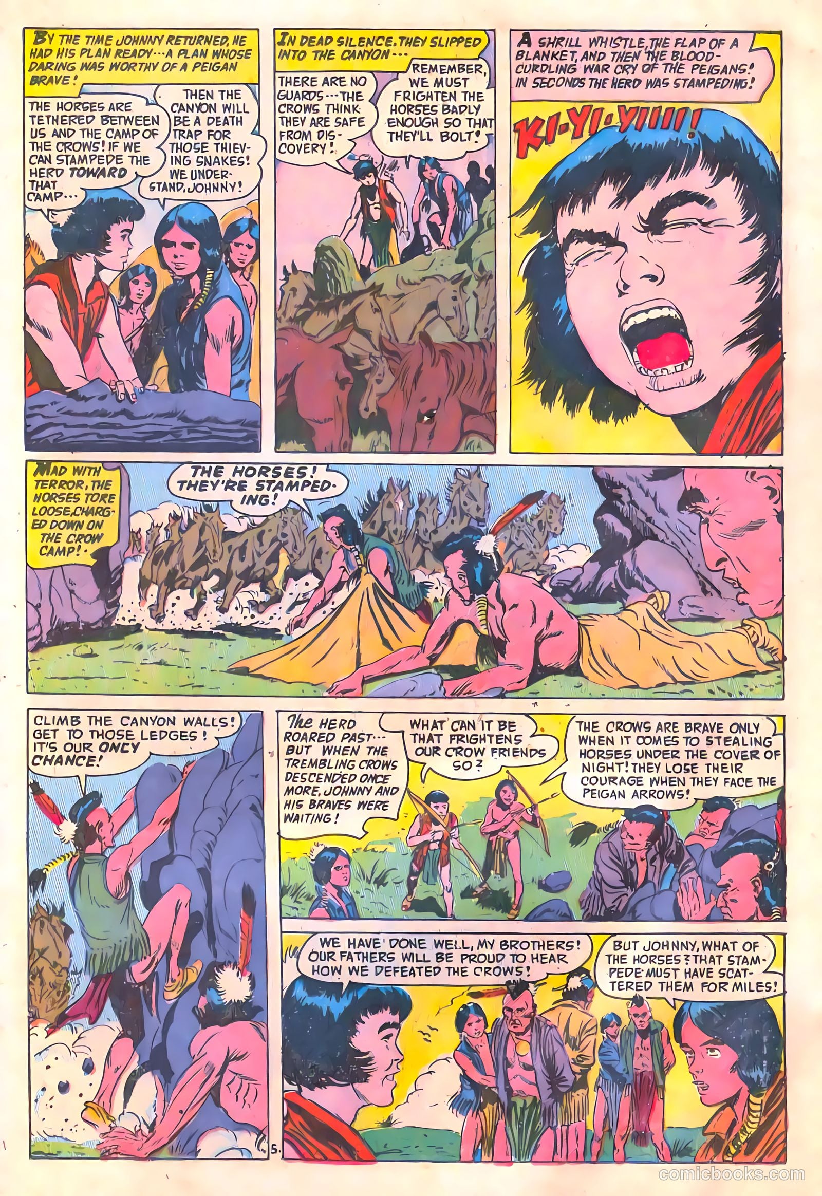 The Hooded Horseman #19 (1955) — page 17 of 36