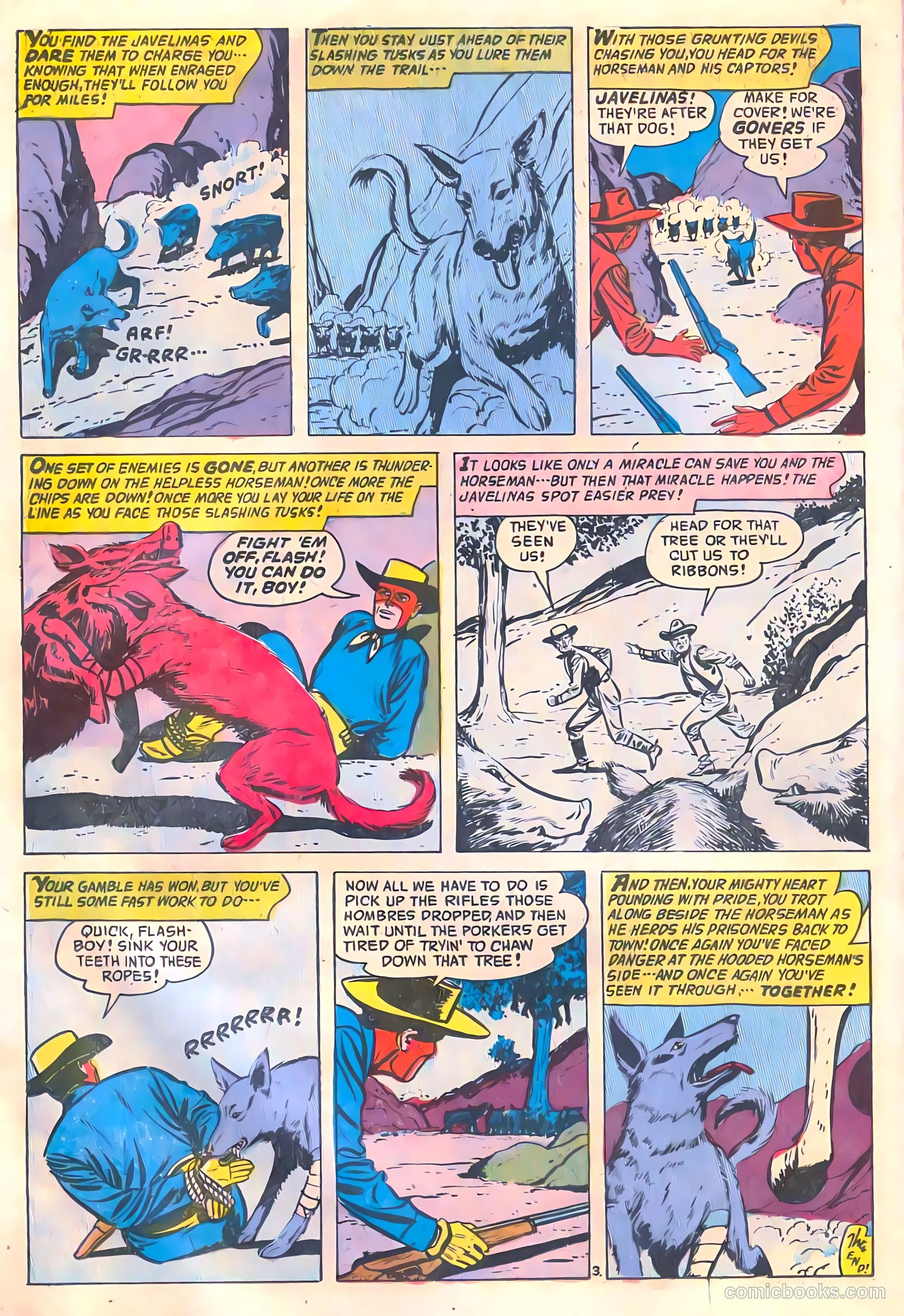 The Hooded Horseman #19 (1955) — page 22 of 36