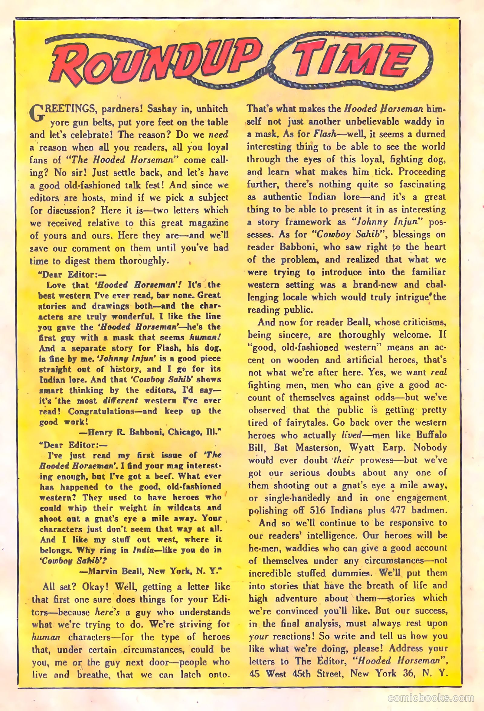 The Hooded Horseman #19 (1955) — page 24 of 36