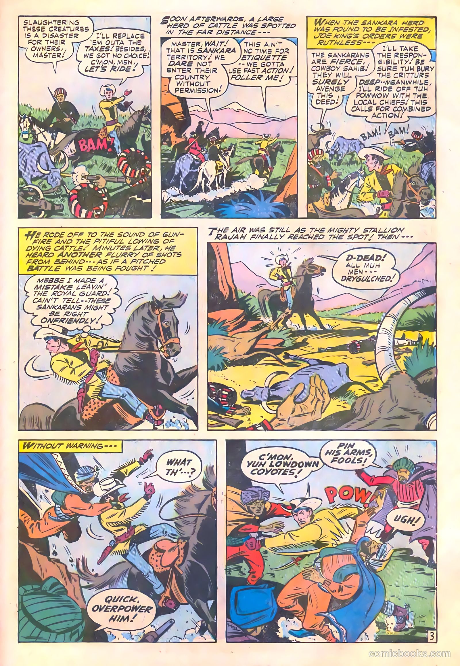 The Hooded Horseman #19 (1955) — page 27 of 36