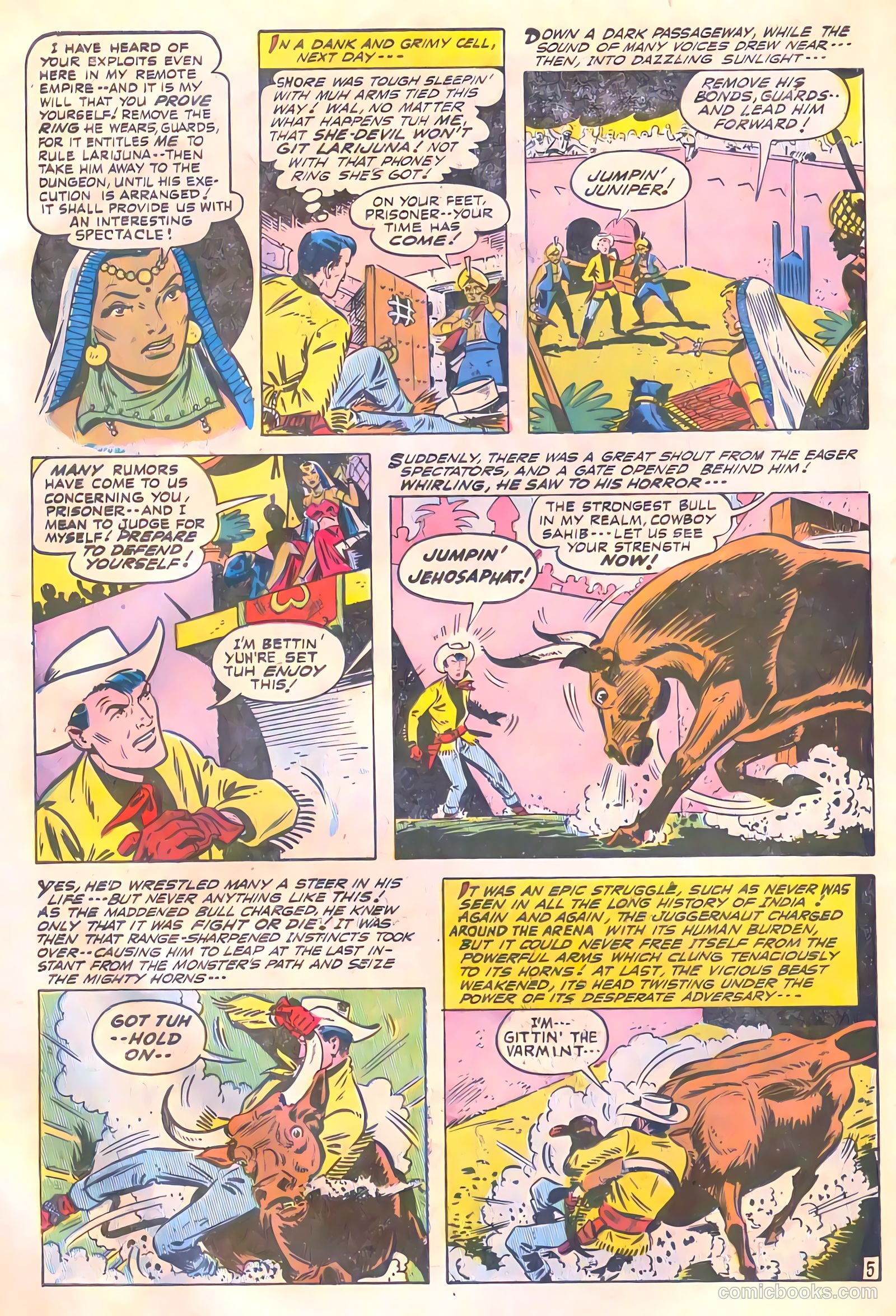 The Hooded Horseman #19 (1955) — page 30 of 36
