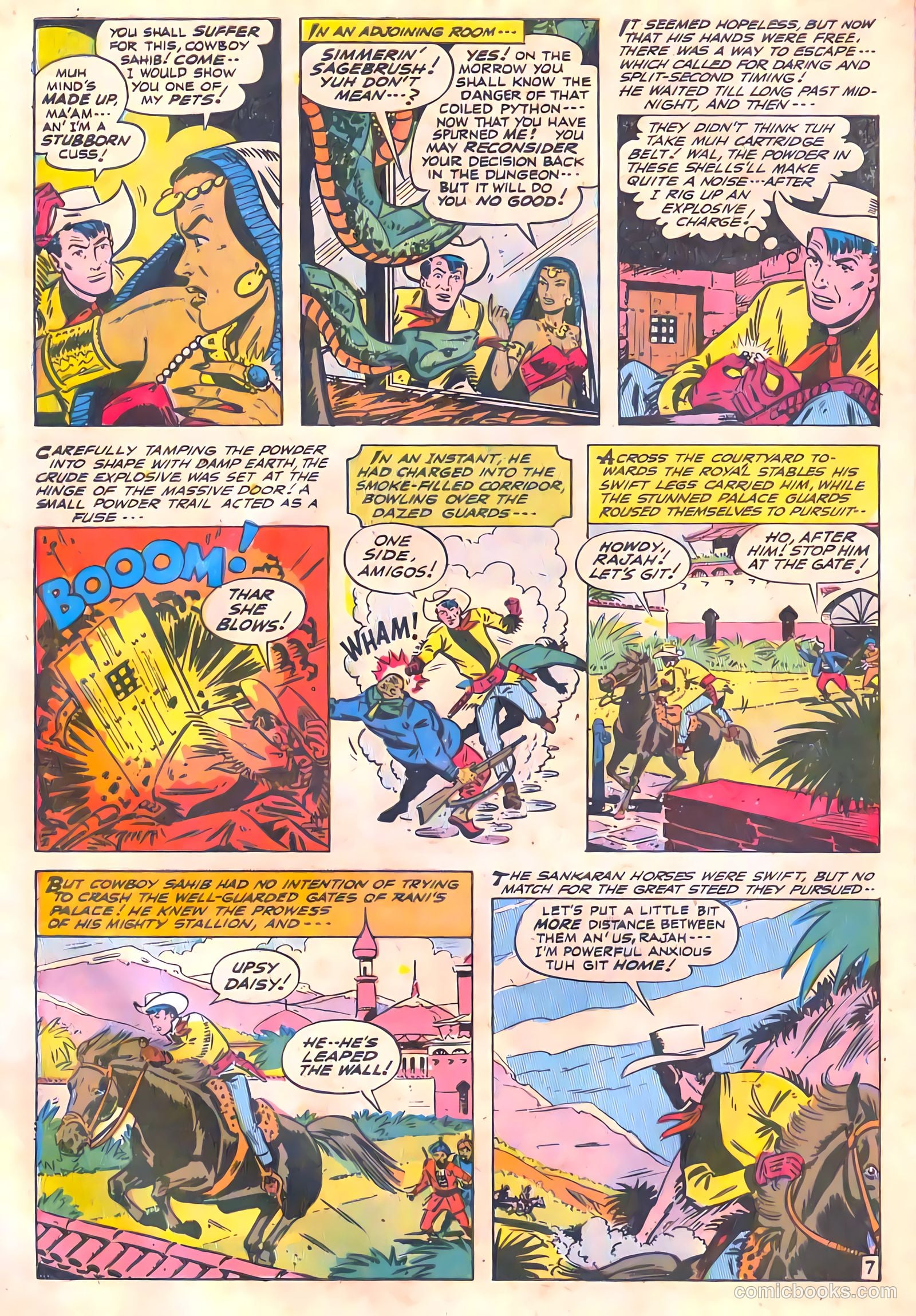 The Hooded Horseman #19 (1955) — page 32 of 36