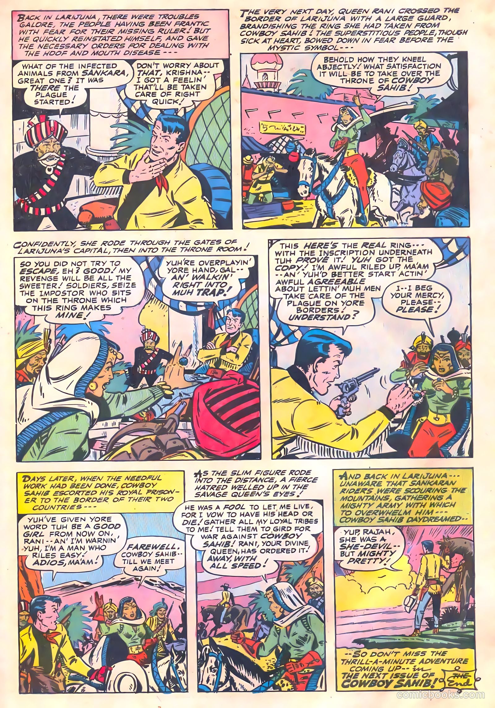 The Hooded Horseman #19 (1955) — page 33 of 36