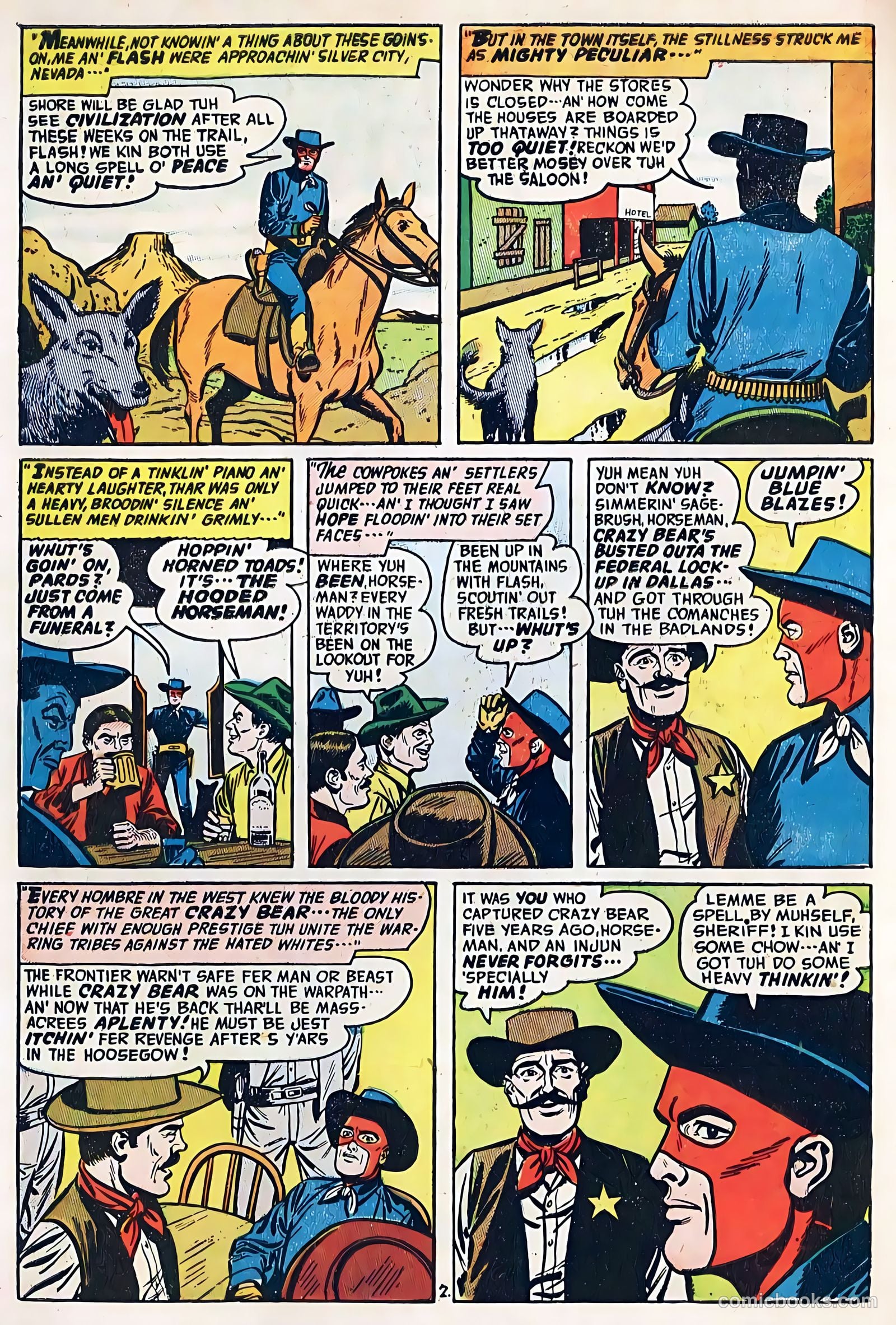 The Hooded Horseman #20 (1955) — page 4 of 36