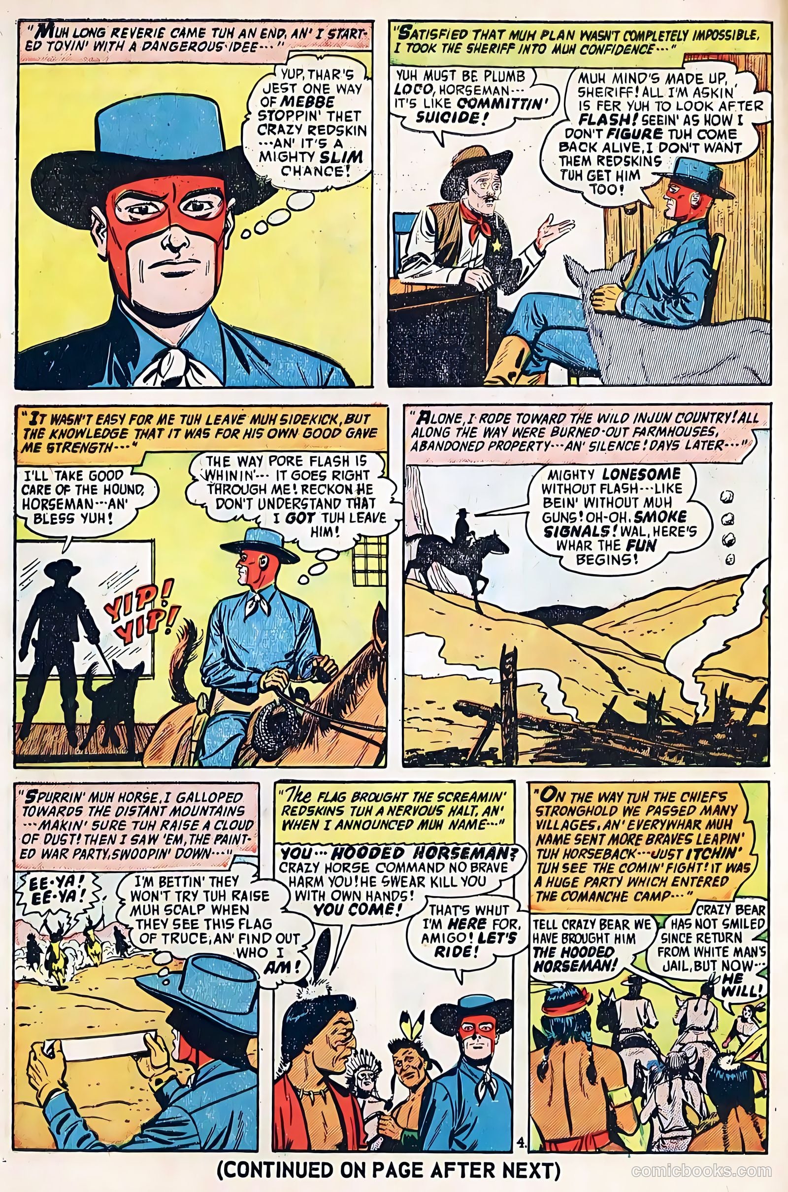 The Hooded Horseman #20 (1955) — page 6 of 36