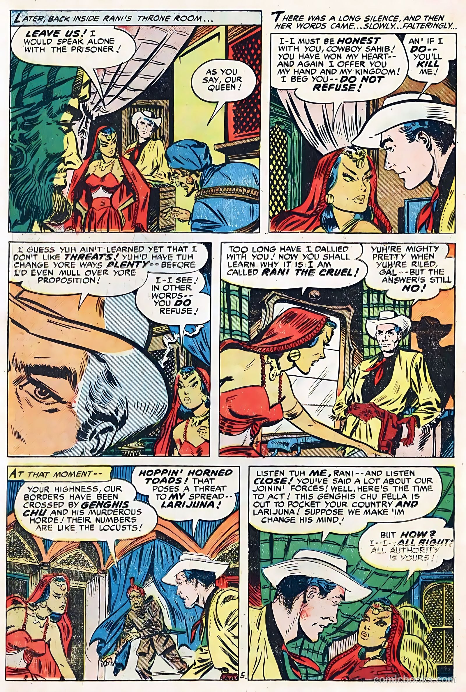 The Hooded Horseman #20 (1955) — page 22 of 36