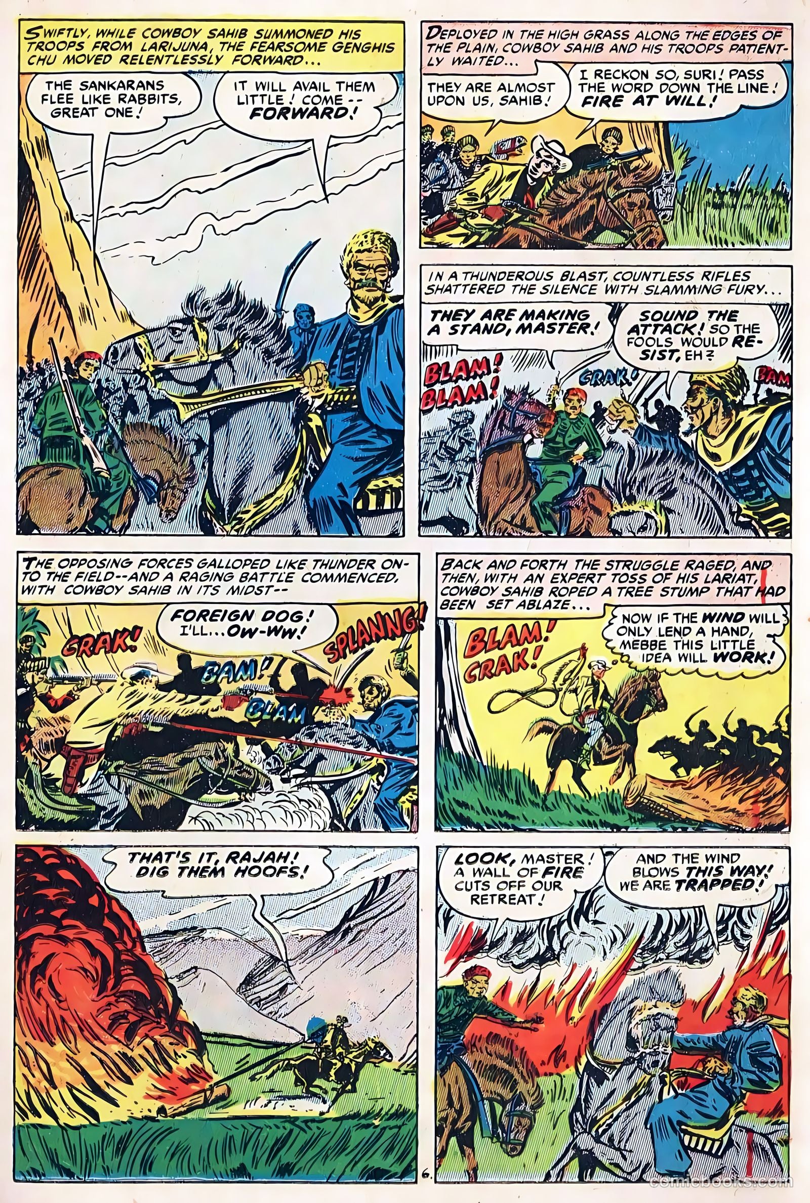 The Hooded Horseman #20 (1955) — page 23 of 36