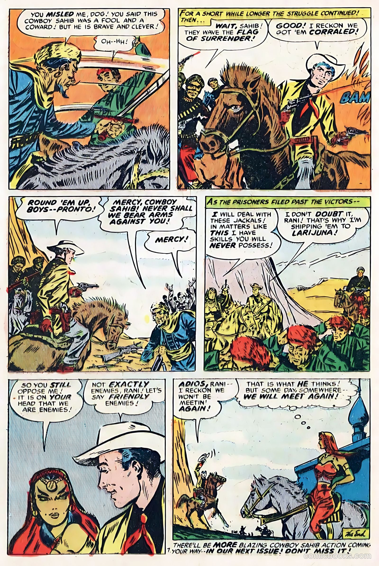 The Hooded Horseman #20 (1955) — page 24 of 36