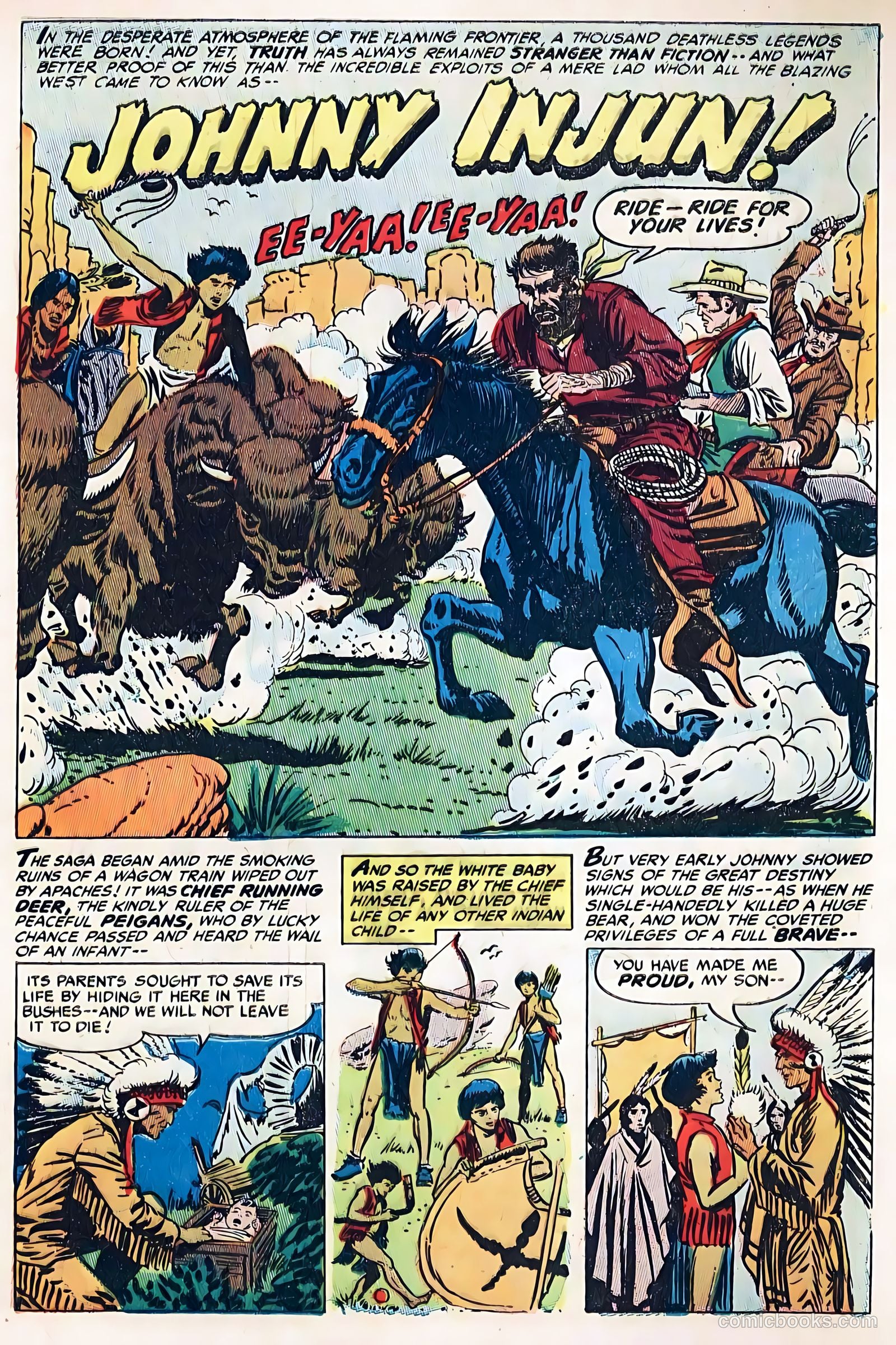 The Hooded Horseman #20 (1955) — page 27 of 36