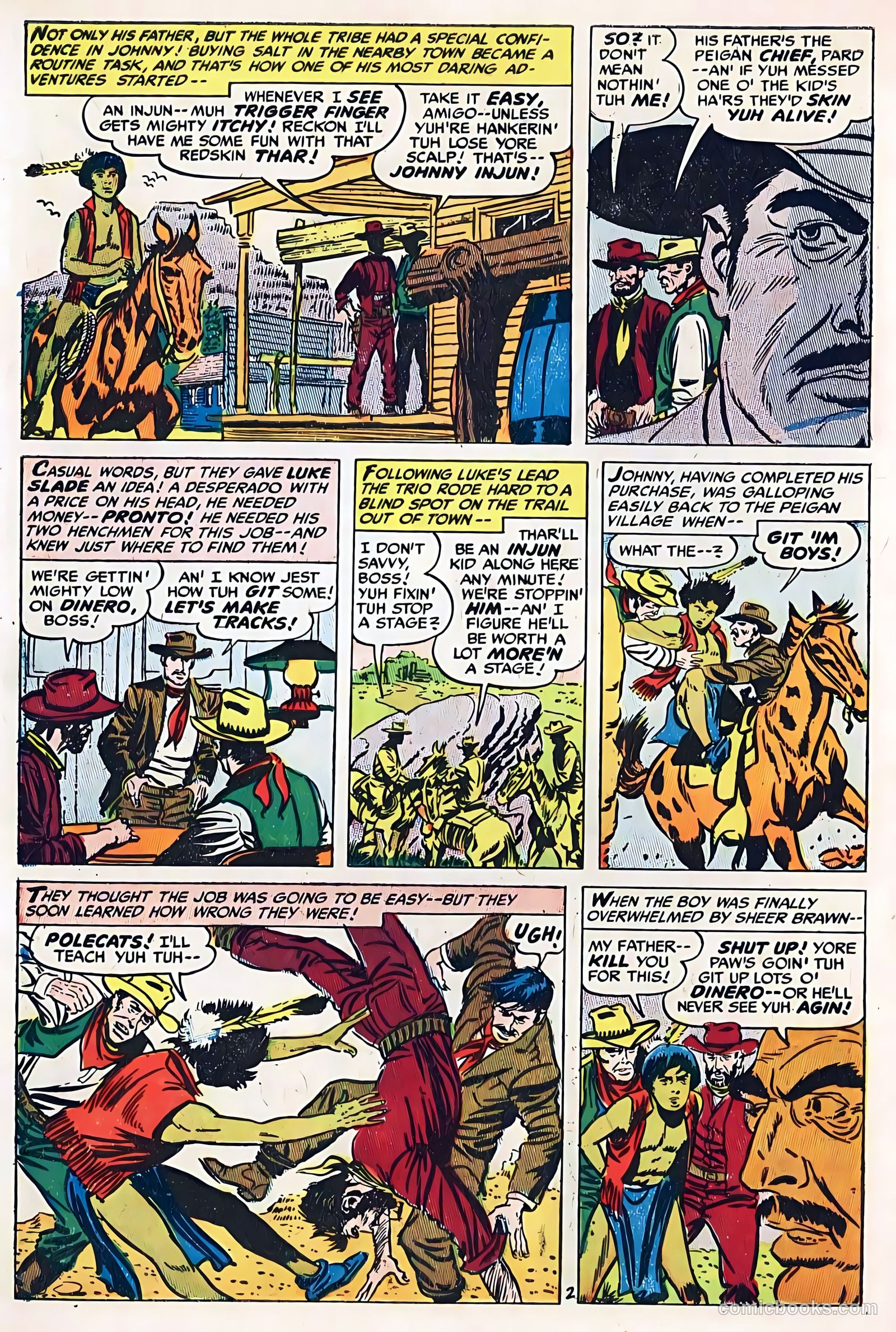 The Hooded Horseman #20 (1955) — page 28 of 36