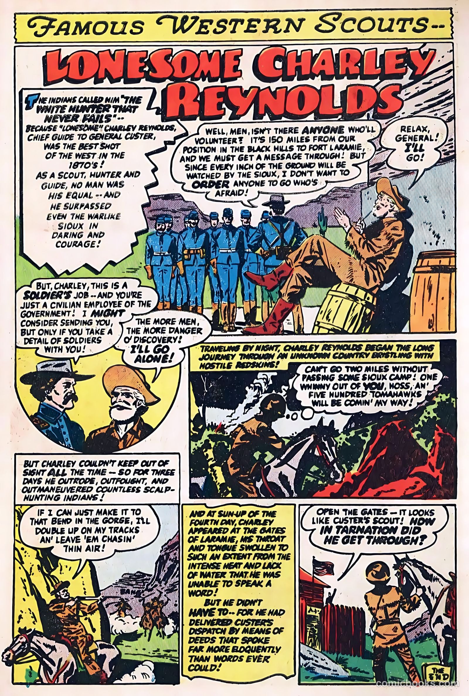 The Hooded Horseman #20 (1955) — page 33 of 36