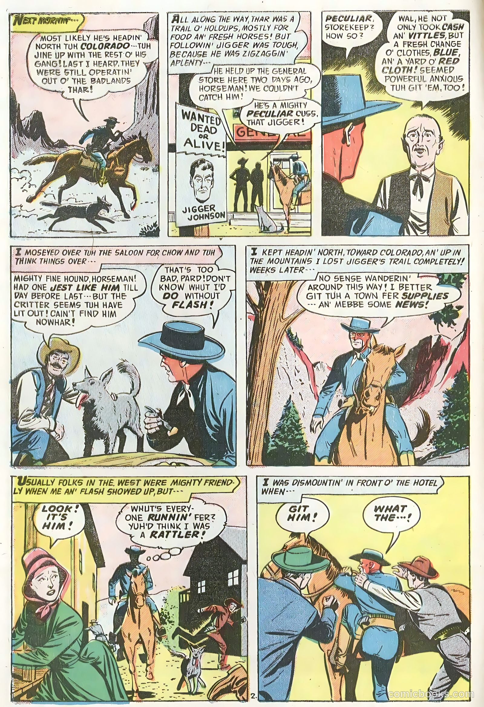 The Hooded Horseman #21 (1955) — page 4 of 36