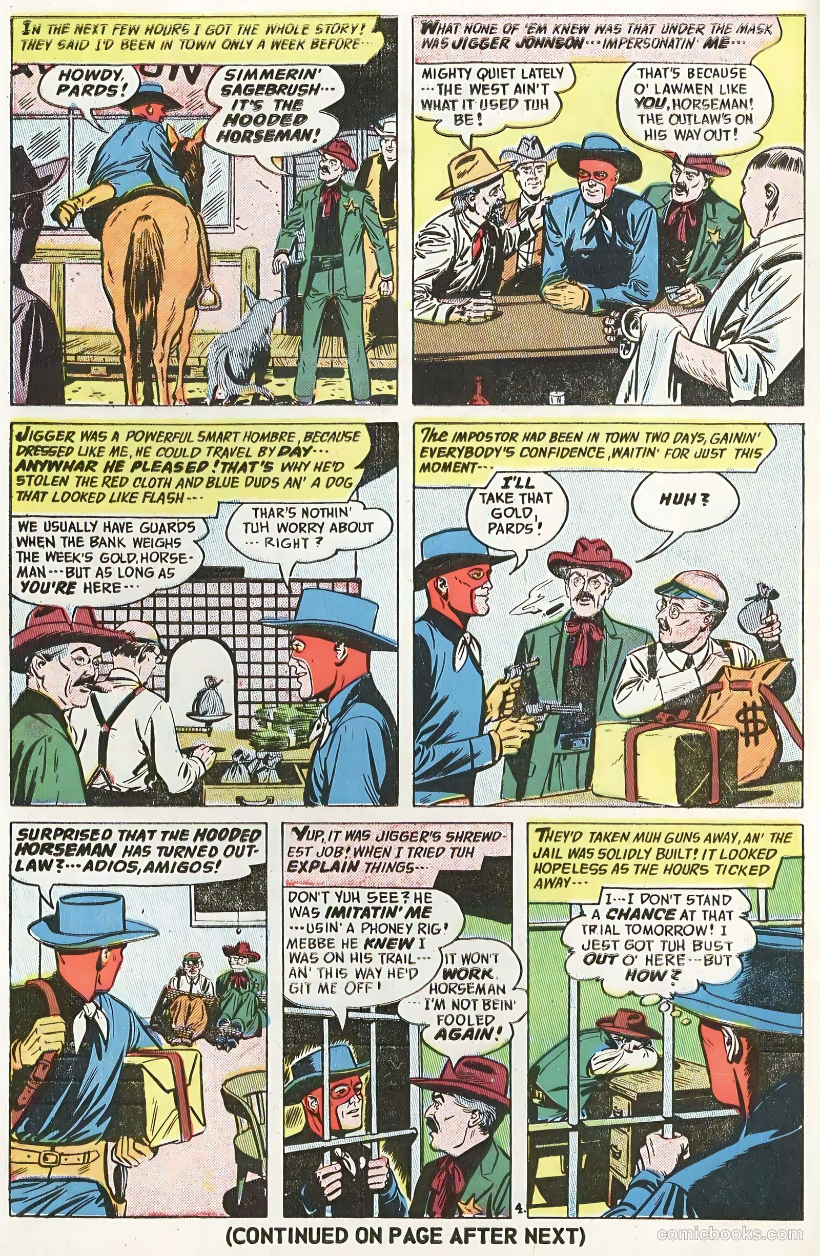 The Hooded Horseman #21 (1955) — page 6 of 36