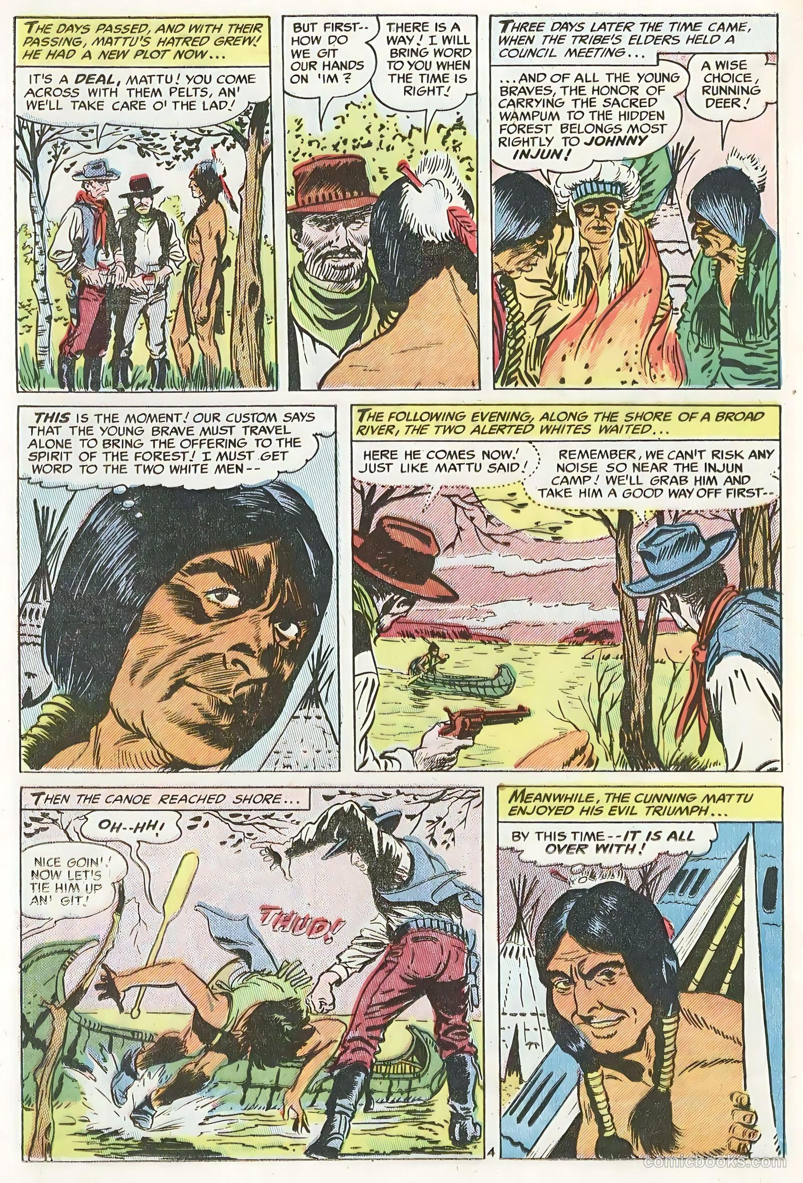 The Hooded Horseman #21 (1955) — page 20 of 36