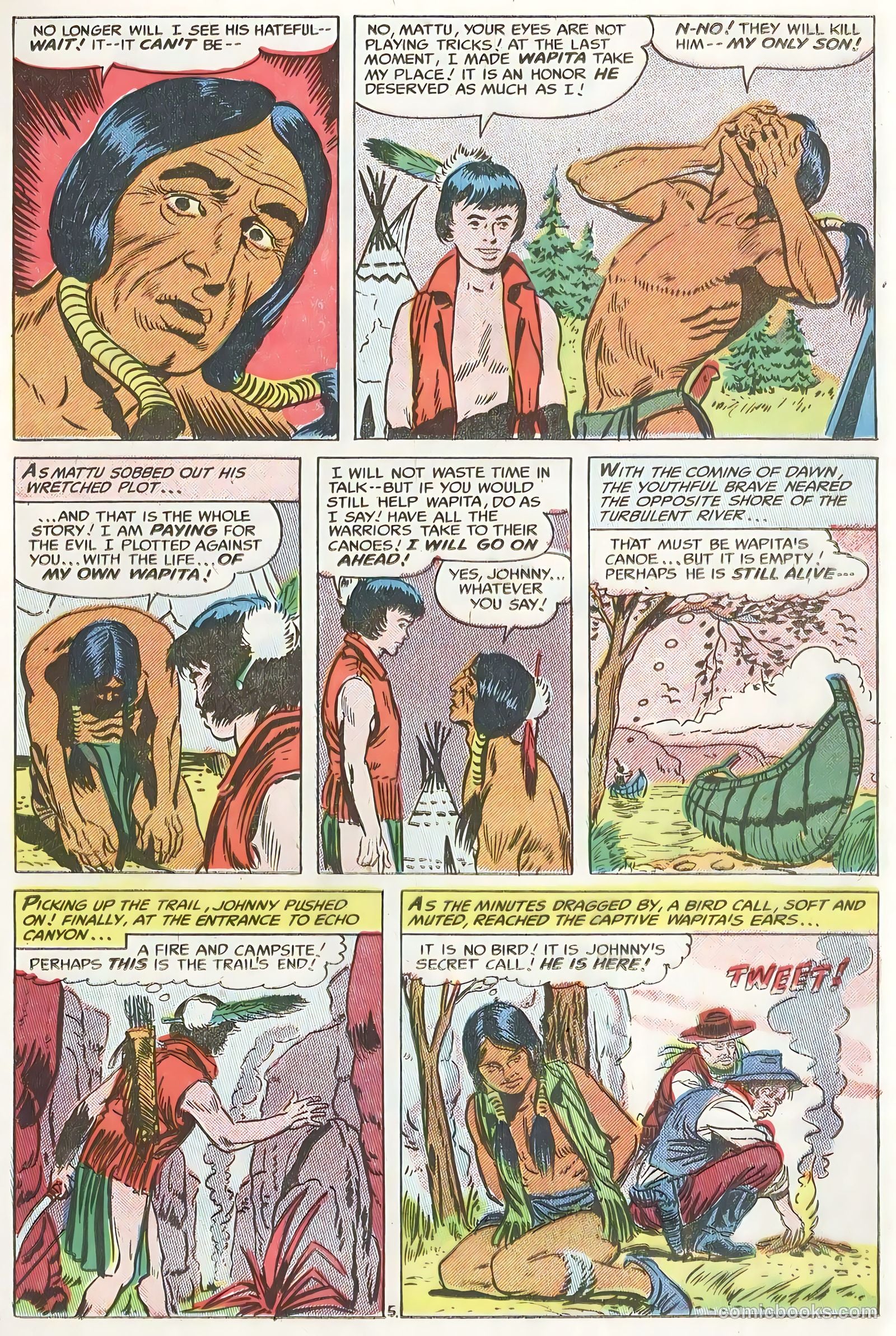The Hooded Horseman #21 (1955) — page 21 of 36