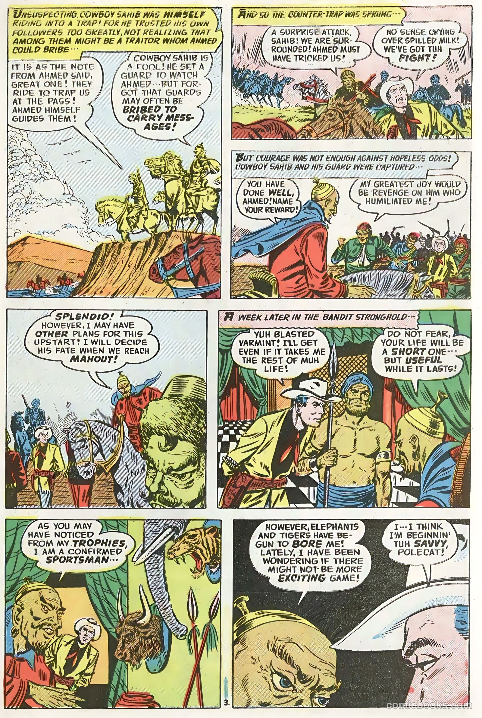 The Hooded Horseman #21 (1955) — page 27 of 36