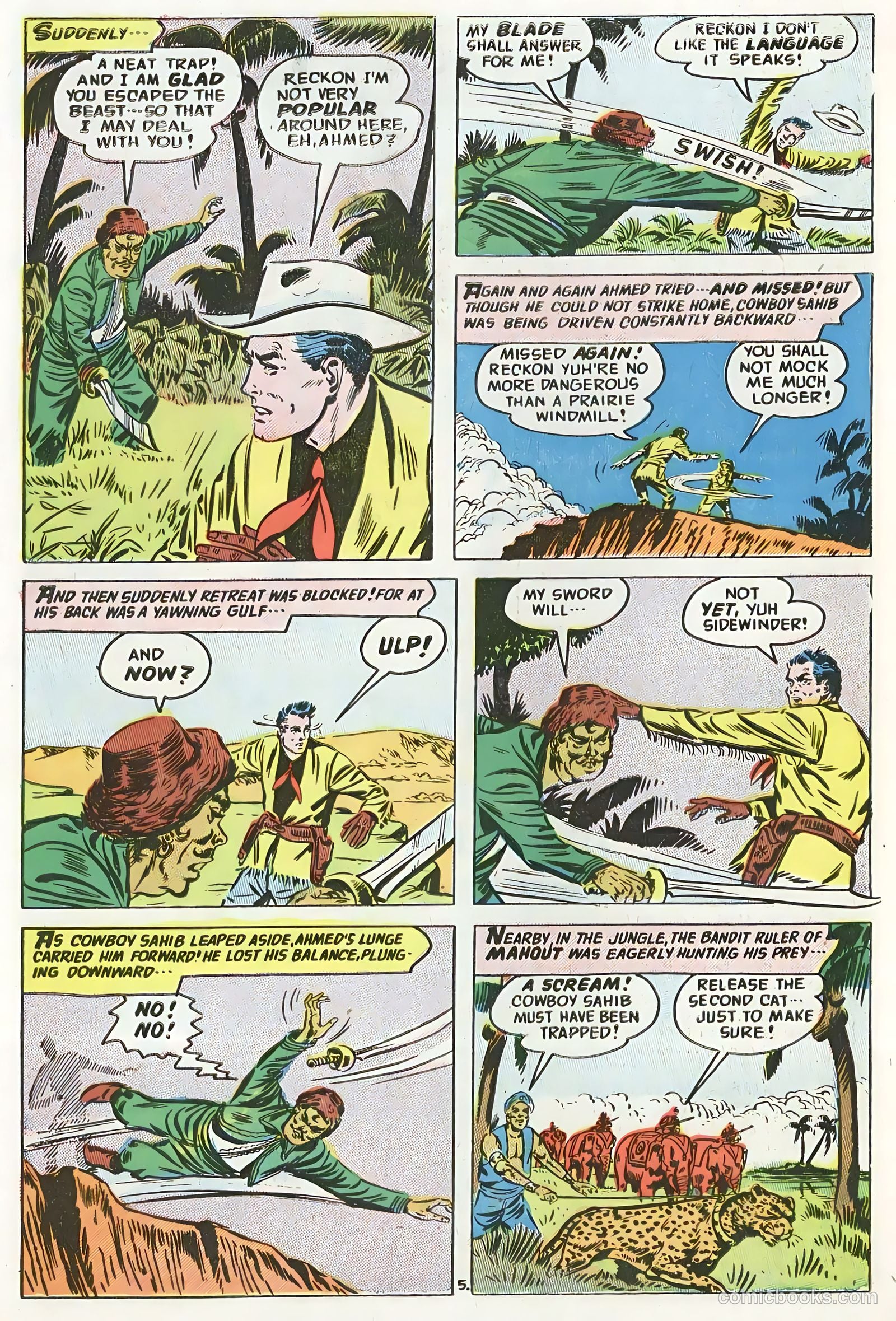 The Hooded Horseman #21 (1955) — page 30 of 36