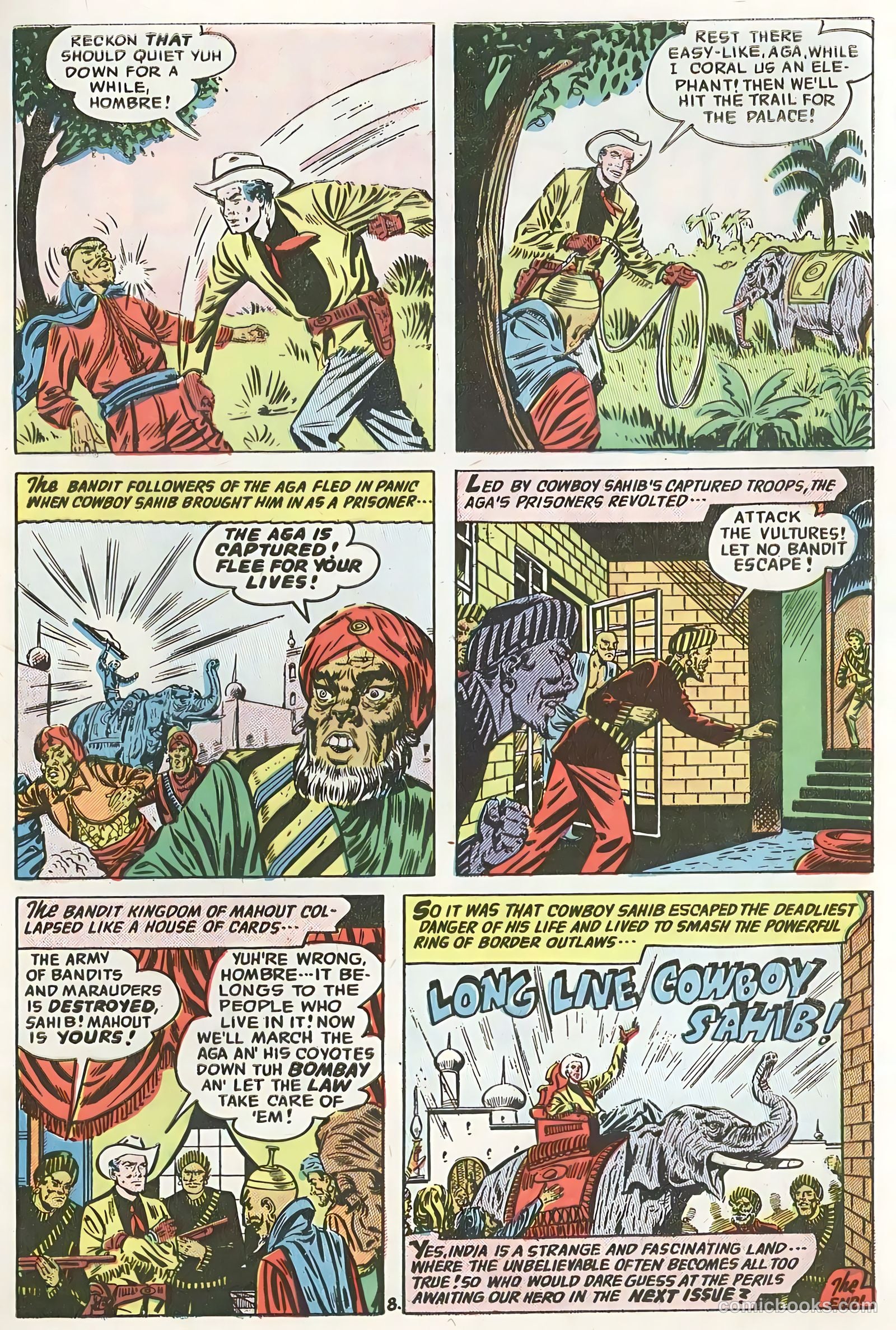 The Hooded Horseman #21 (1955) — page 33 of 36