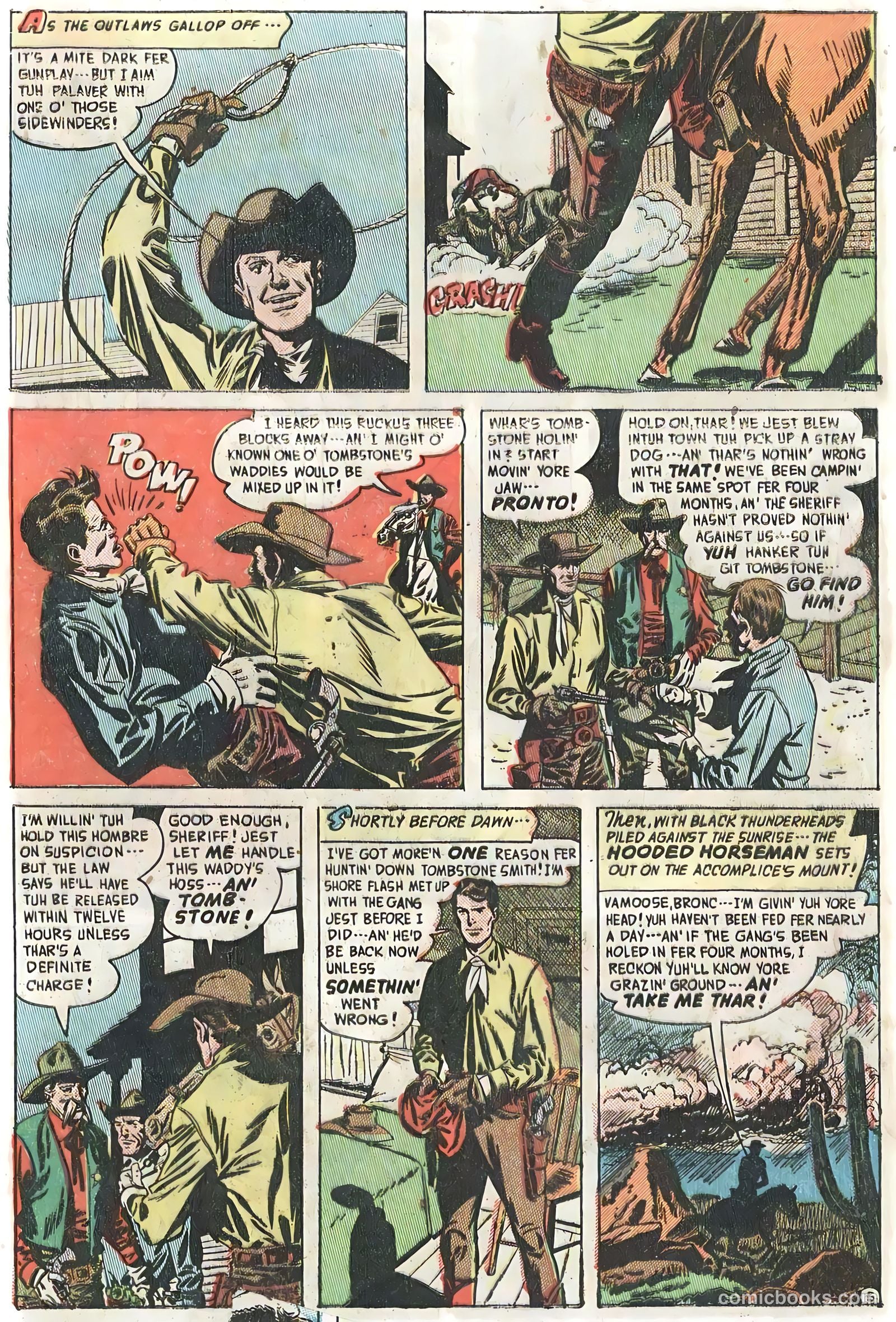 The Hooded Horseman #21 (1951) — page 7 of 36