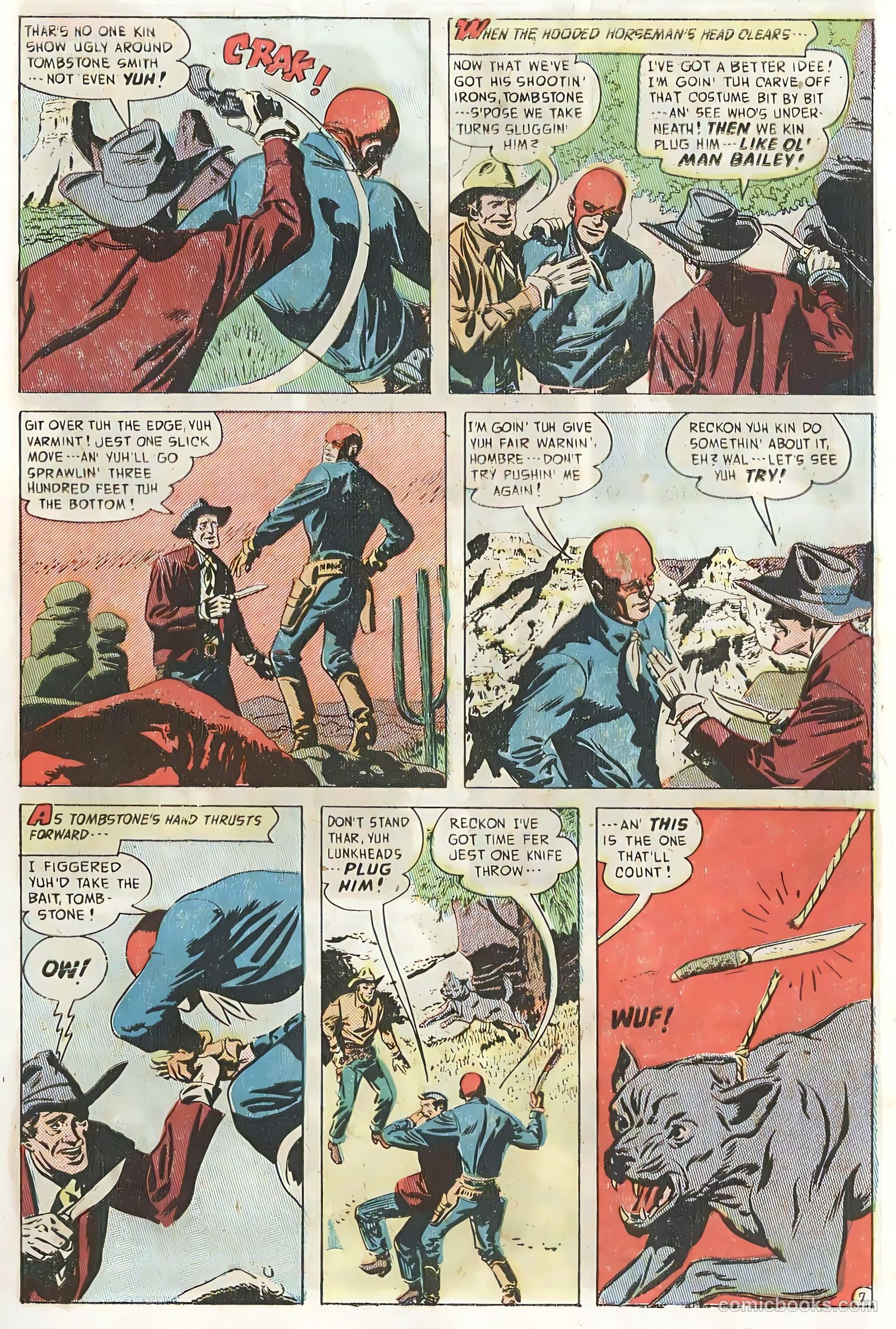 The Hooded Horseman #21 (1951) — page 9 of 36