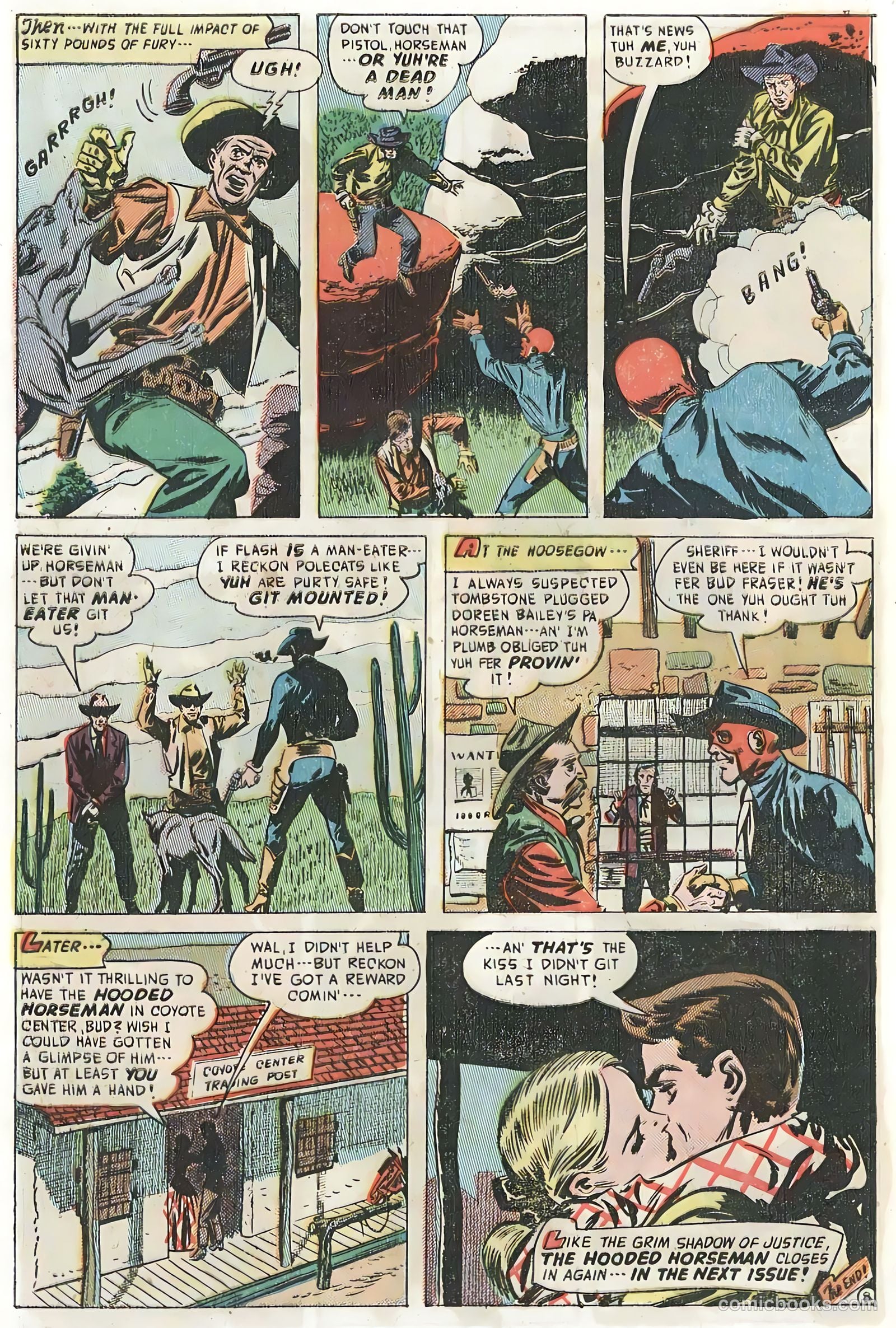 The Hooded Horseman #21 (1951) — page 10 of 36