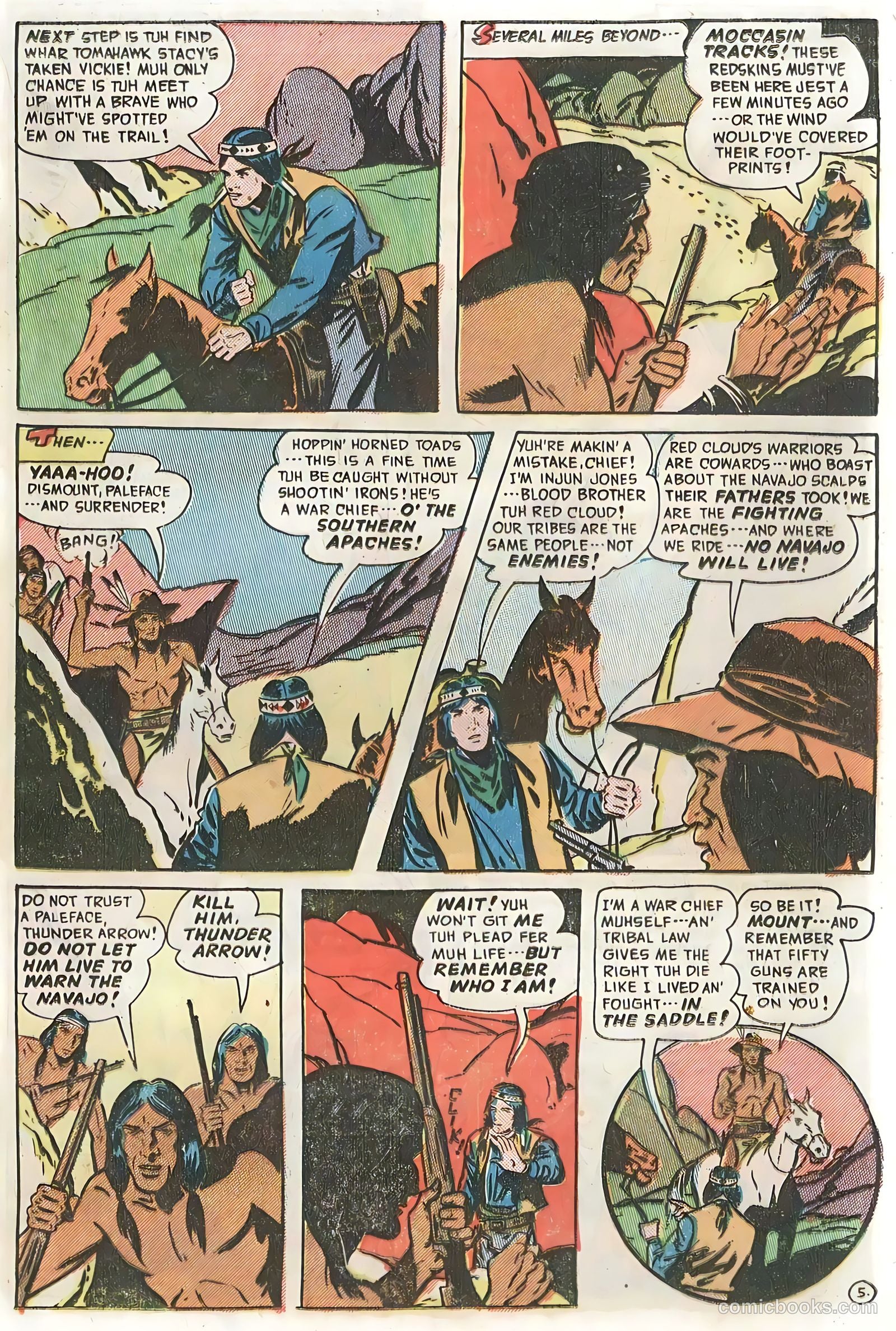 The Hooded Horseman #21 (1951) — page 19 of 36